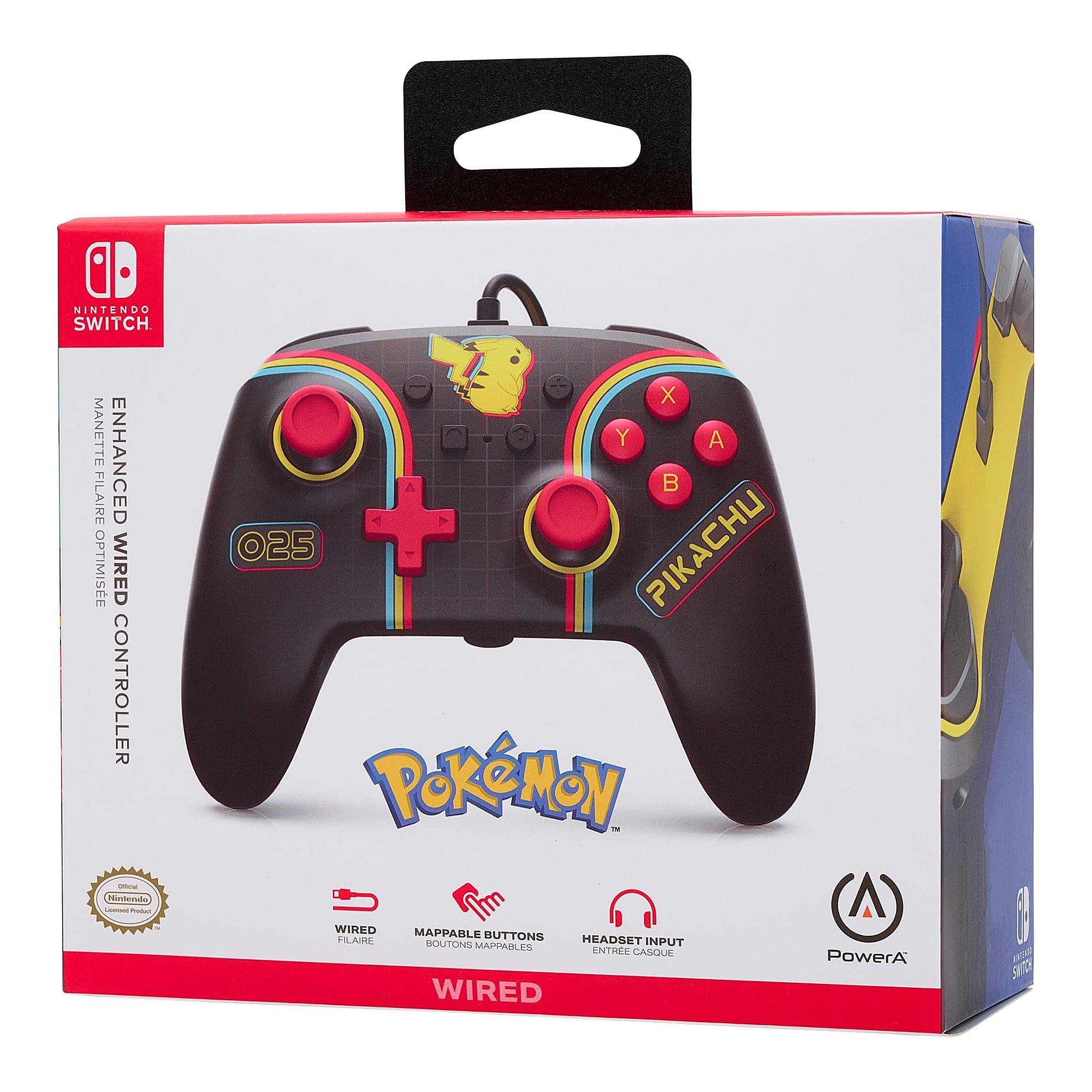 Pikachu Arcade - Pokemon - Switch Enhanced Wired Controller - Pikachu Arcade - 10