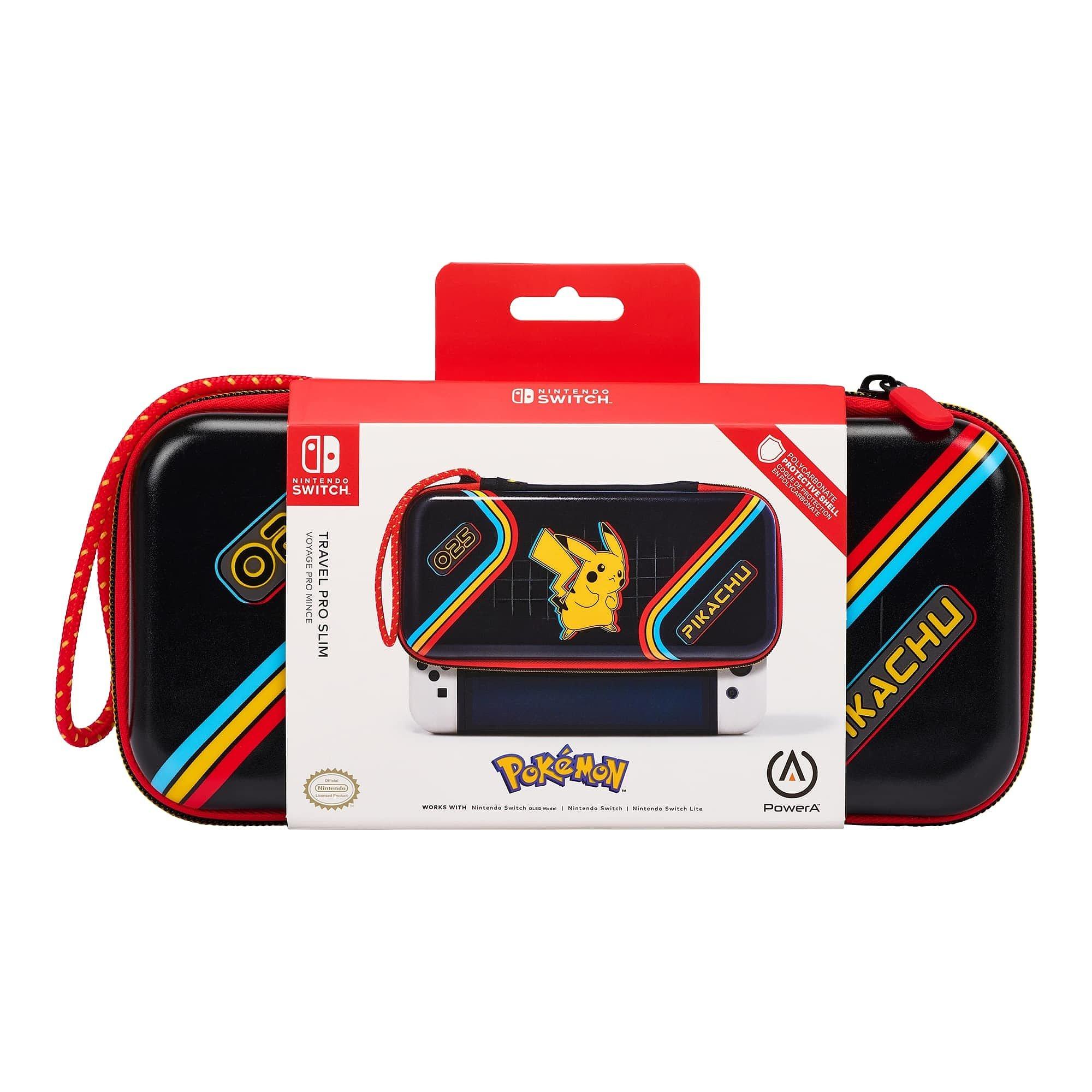Pikachu - Pokemon - Slim Travel Pro Case for Switch - Pikachu Arcade - 6