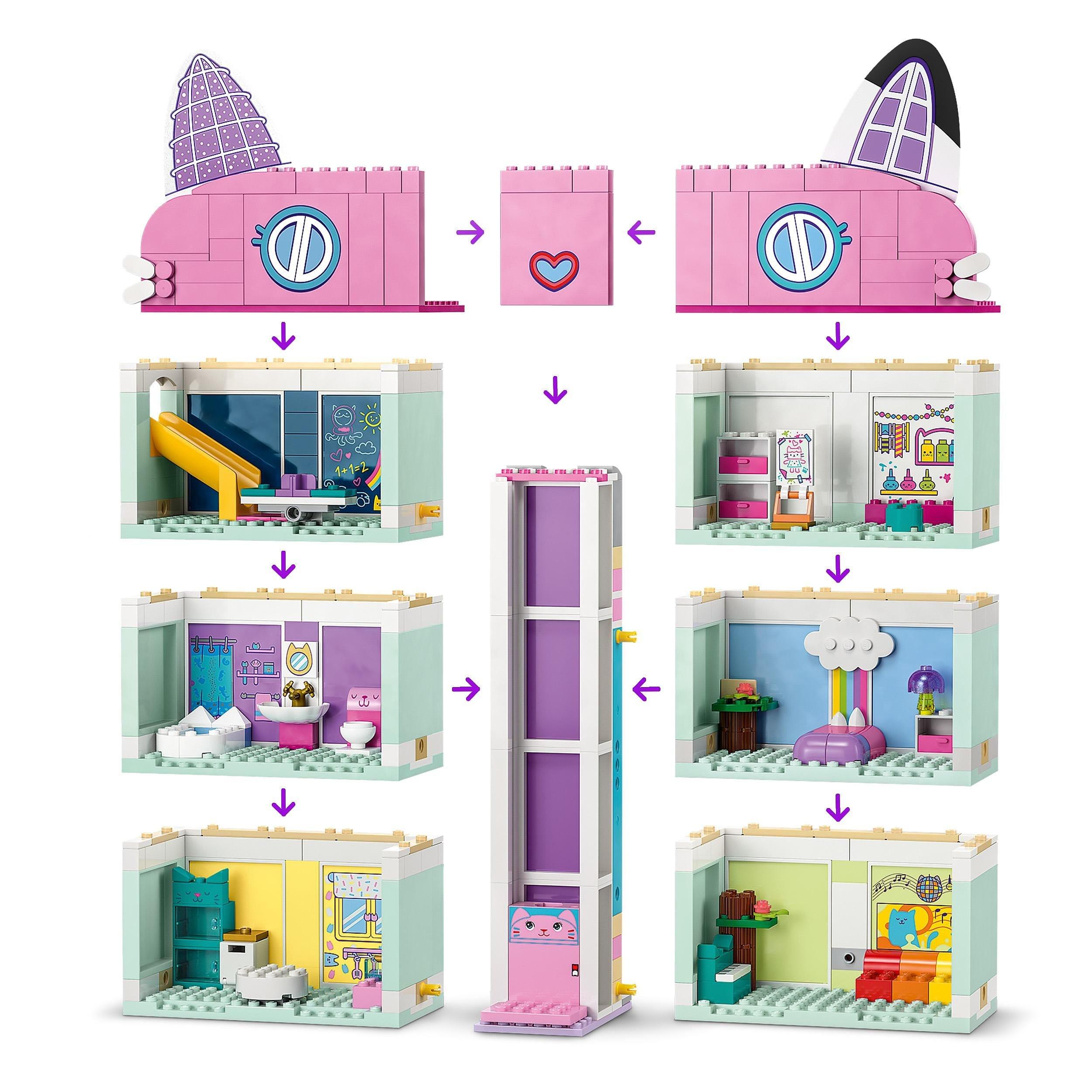 Multi Format An - LEGO - 10788 Gabbys Dollhouse Playset with Figures - 6