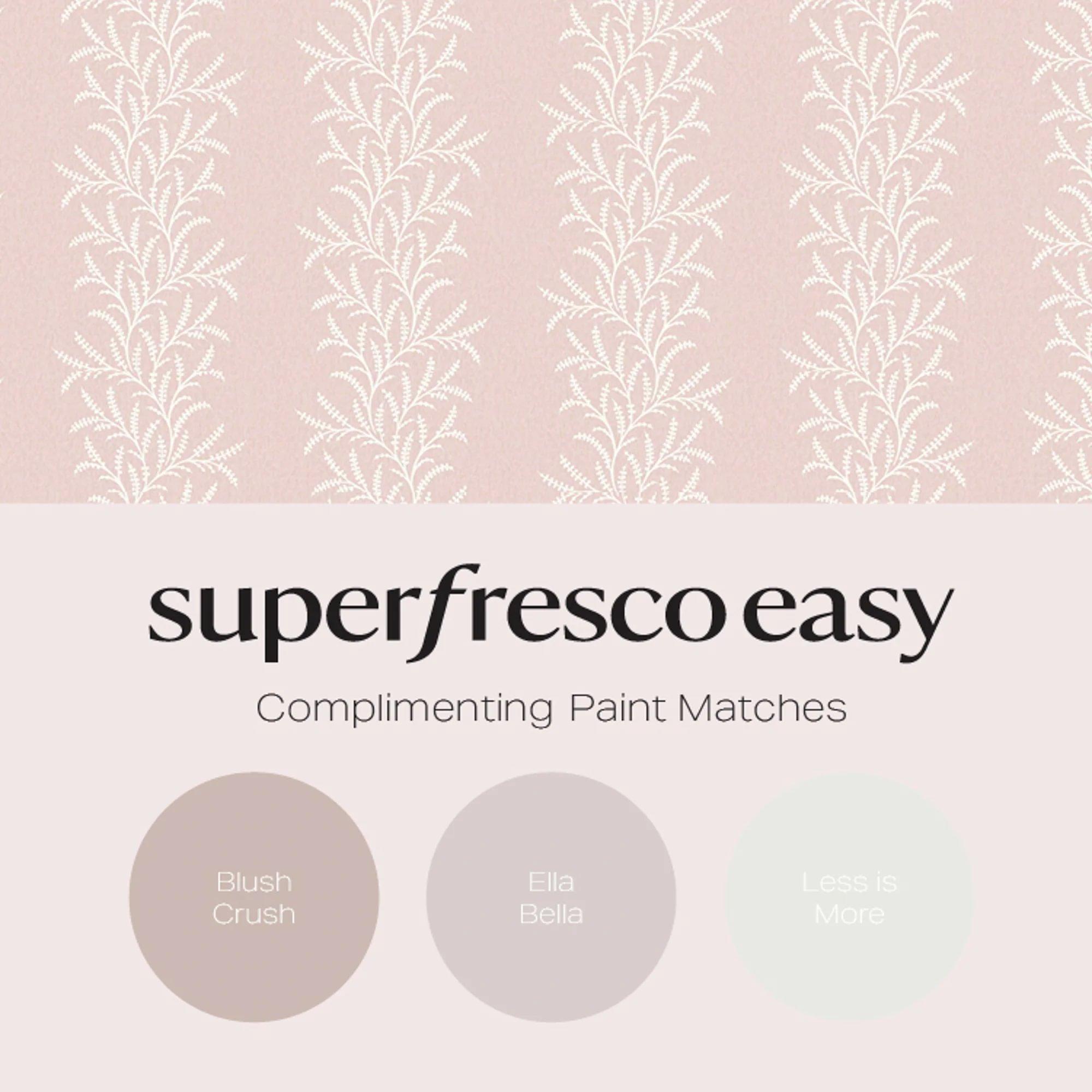 Soft Pink - Superfresco Easy - Indie Stripe Wallpaper - 5