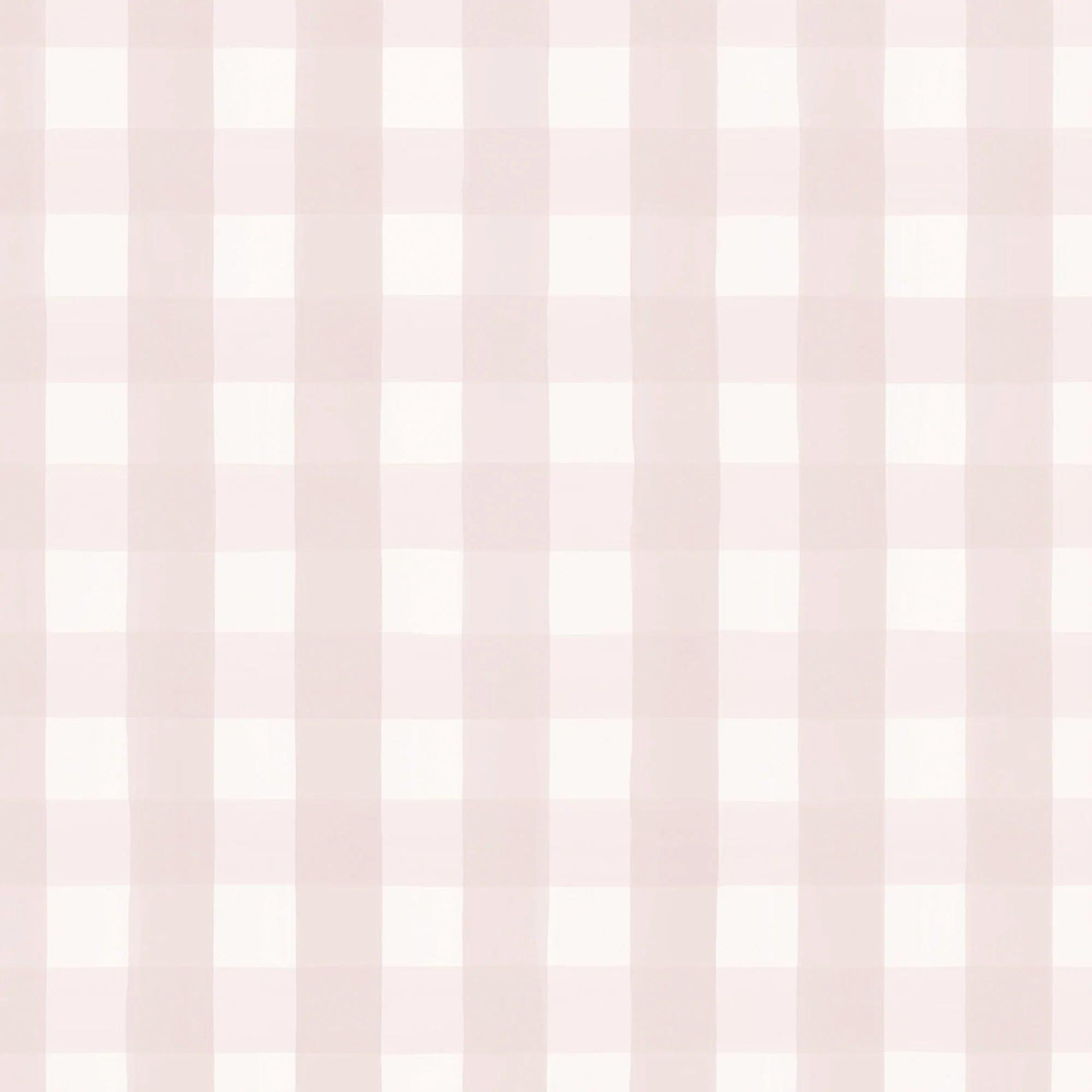 Soft Pink - Superfresco Easy - Hattie Gingham Wallpaper - 4