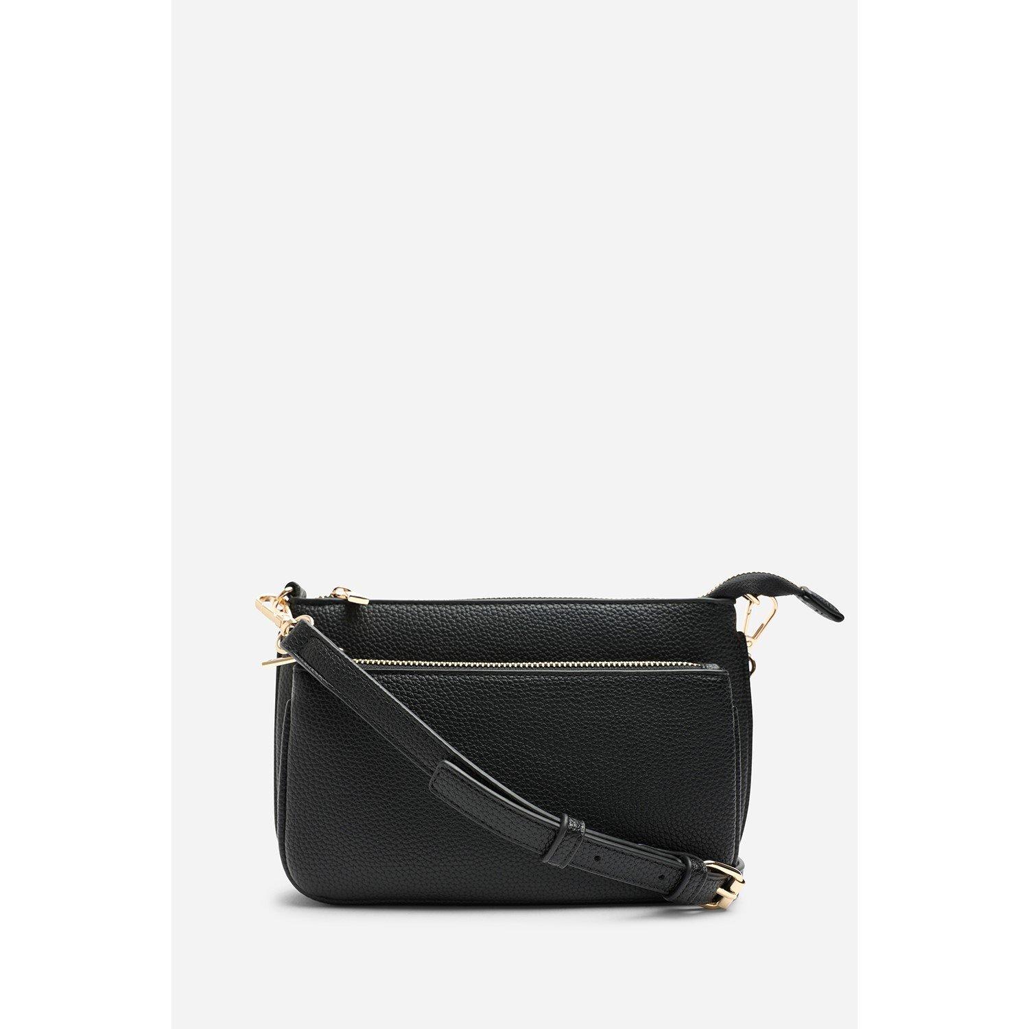 Black - Wheres That From - Elani Small Double Zip Cross Body Bag - 3