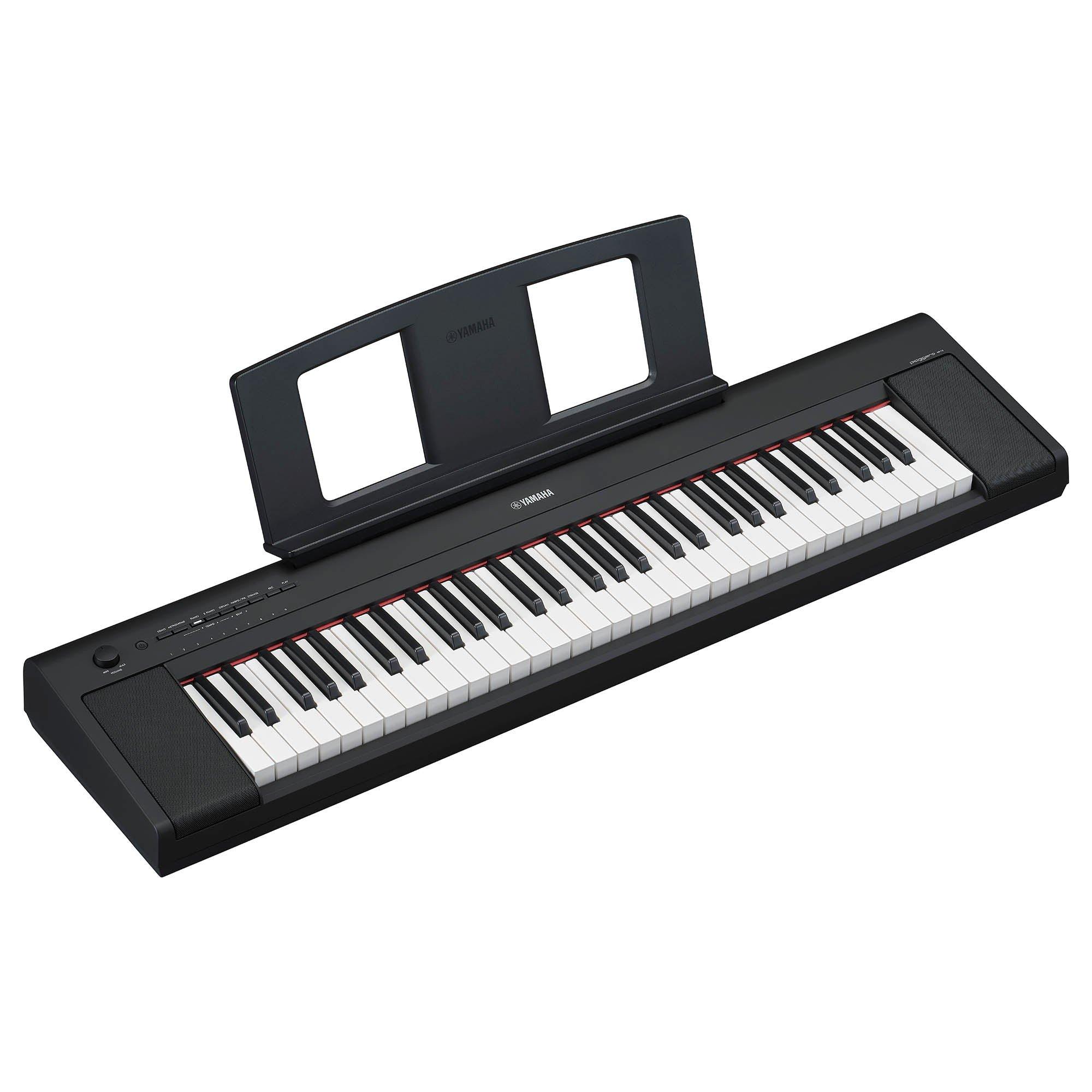 Black - Yamaha - Piaggero NP15 Electronic Keyboard - 2