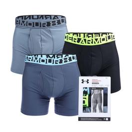 Under Armour 3 Pack of Essential Tech 6in Boxers