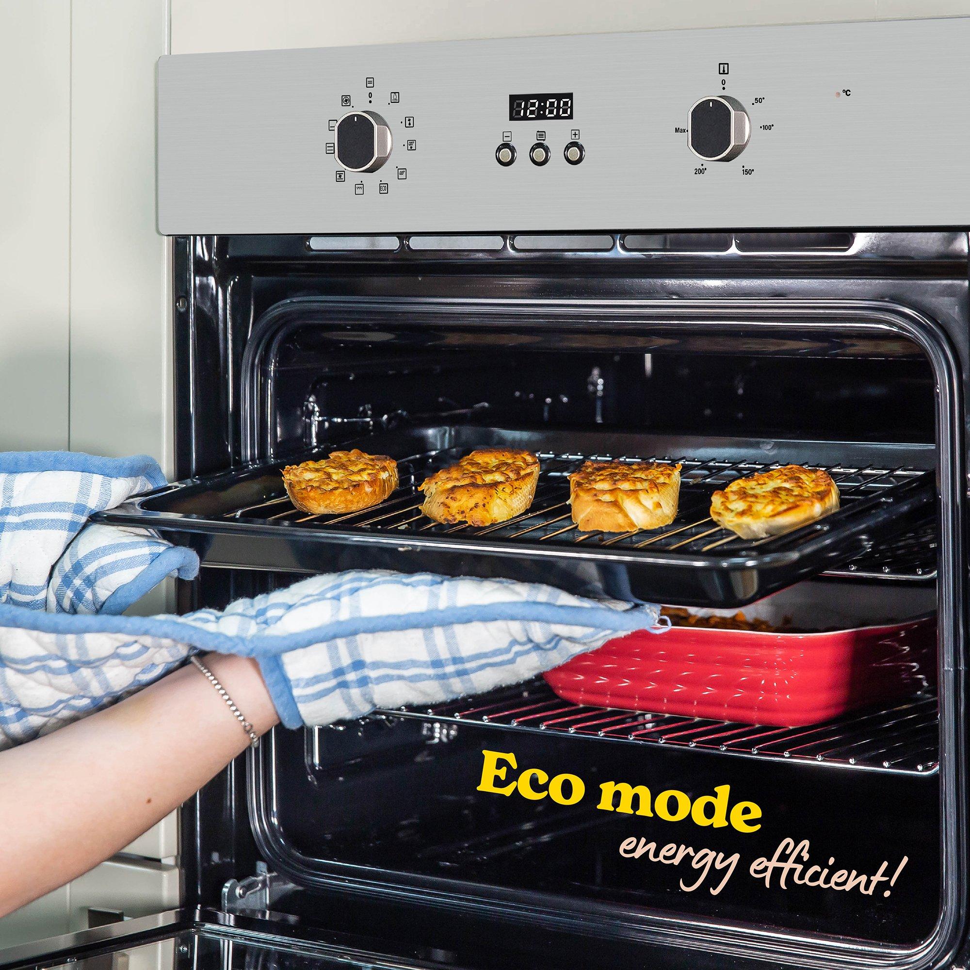 Stainless Steel - Russell Hobbs - RHEO7005SS 70L Built In Electric Oven in Stainless - 6