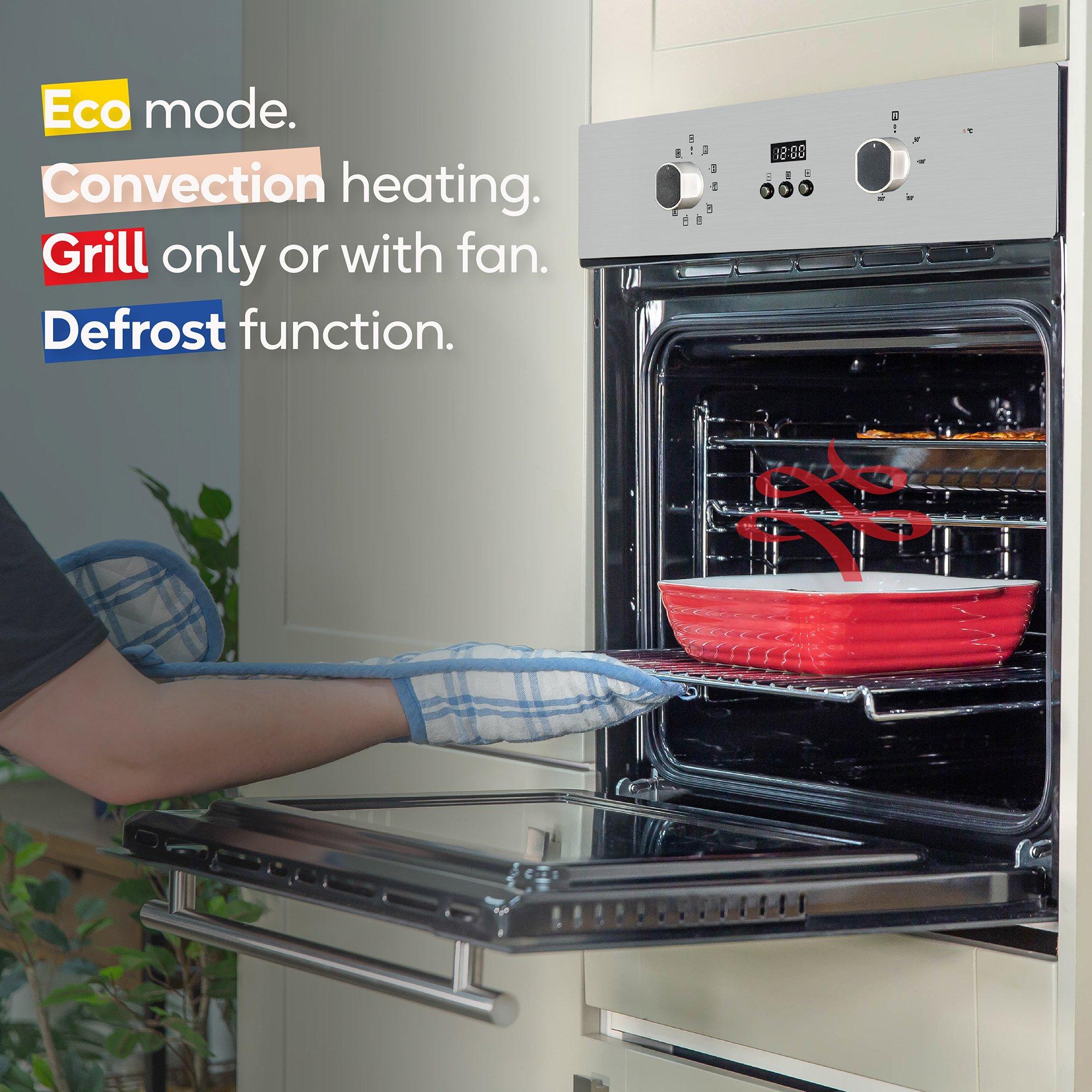 Stainless Steel - Russell Hobbs - RHEO7005SS 70L Built In Electric Oven in Stainless - 7