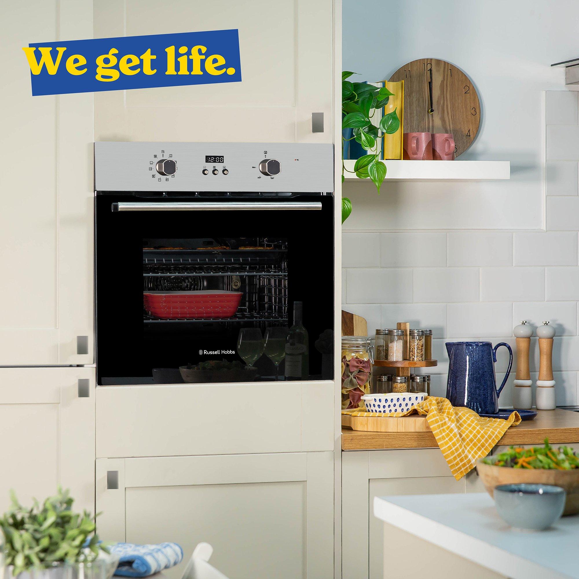 Stainless Steel - Russell Hobbs - RHEO7005SS 70L Built In Electric Oven in Stainless - 8