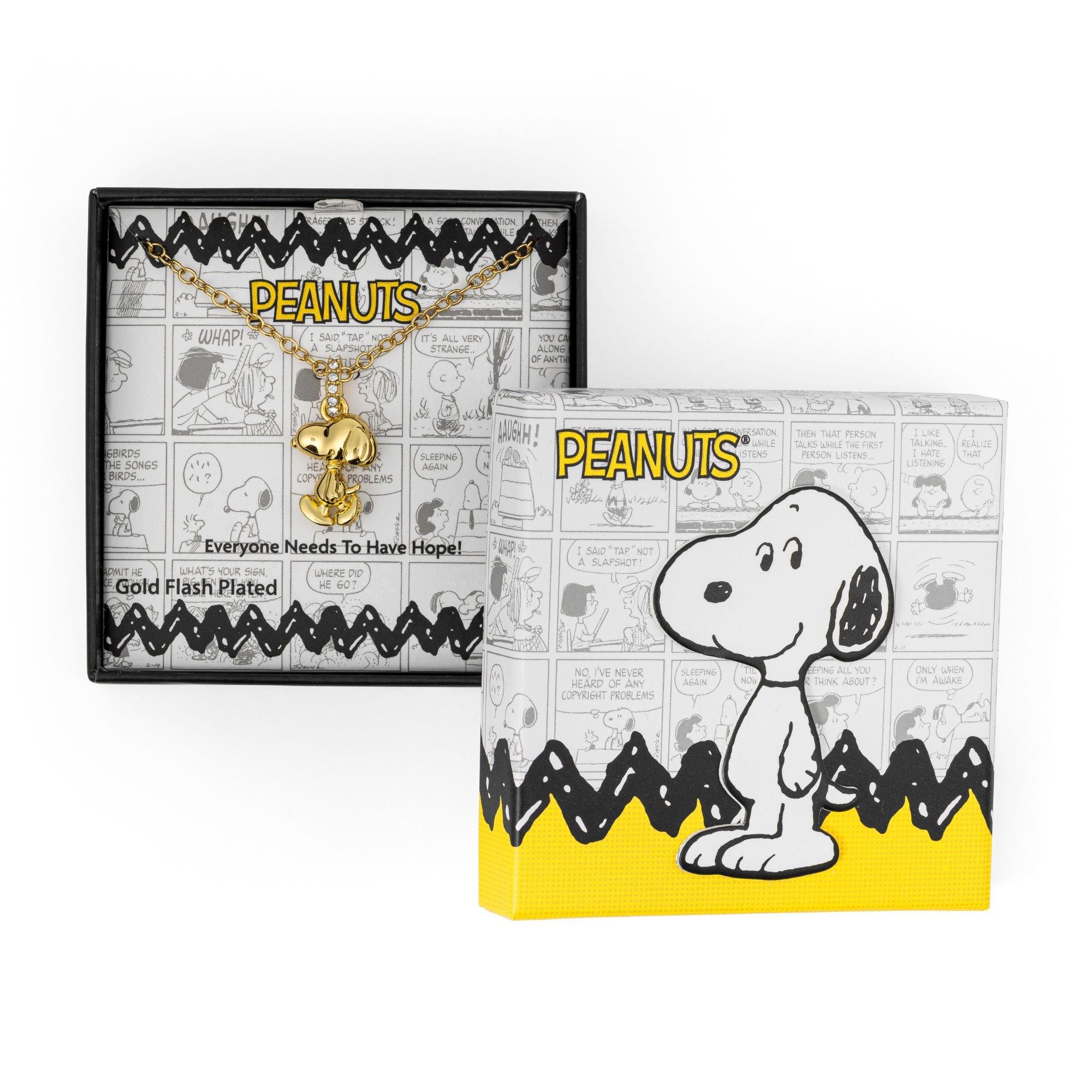 Gold - Snoopy - Snoopy gold plated pendant necklace - 4