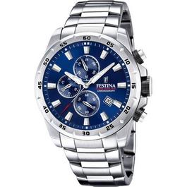 Festina Mens Automatic Silver Skeleton Dial Watch