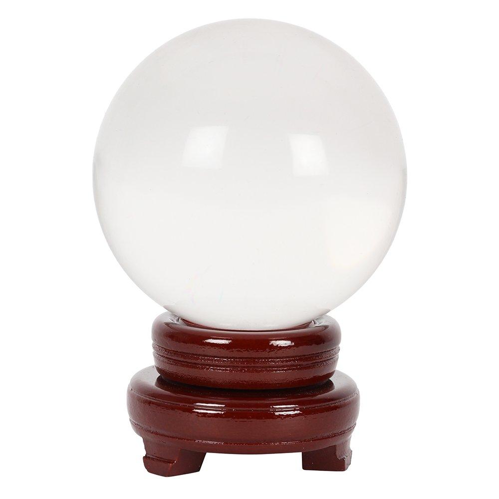 Clear - Something Different - 13cm Crystal Ball with Stand - 2