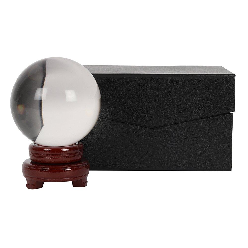 Clear - Something Different - 13cm Crystal Ball with Stand - 3