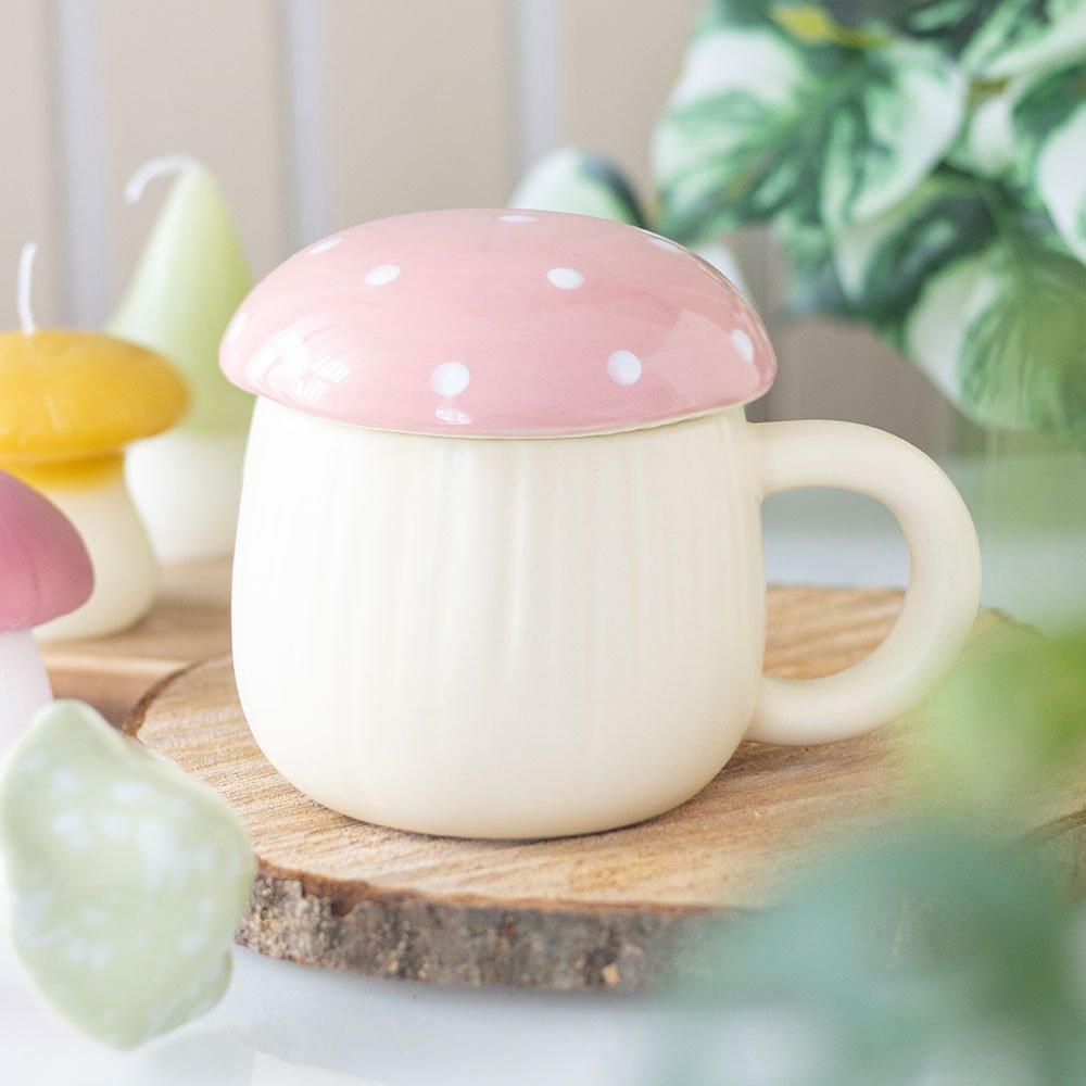 Something Different  Mushroom Mug Pink