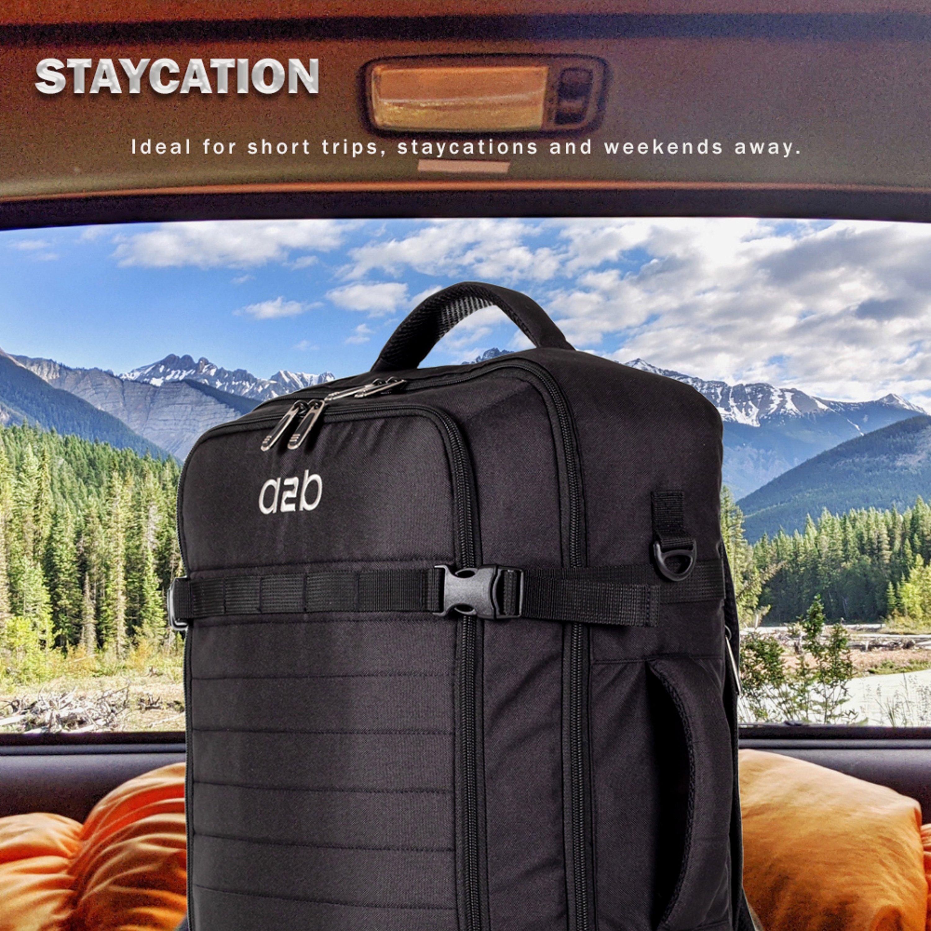 Black Ab004-01 - A2B - Voyager 52cm Cabin Backpack Adventure Travel Bag - 8