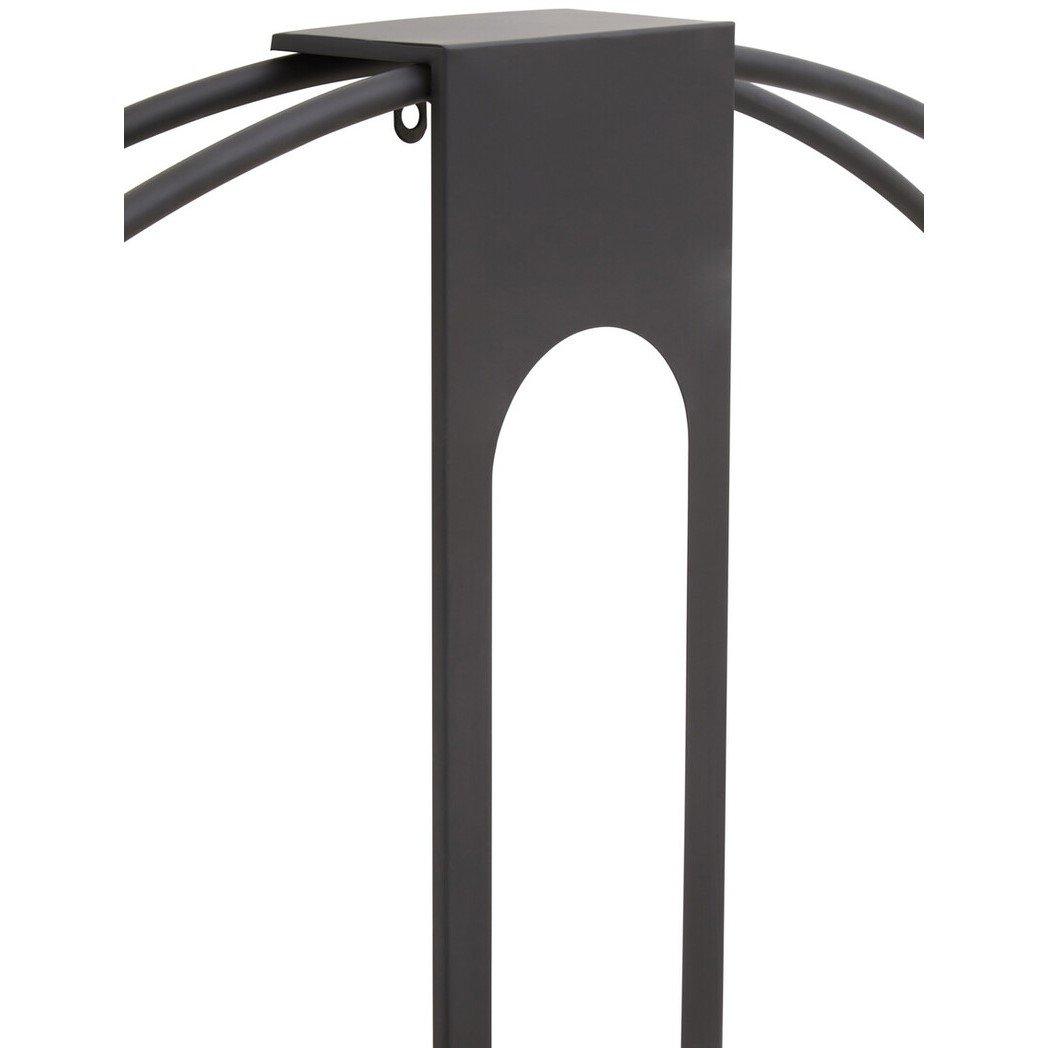 Black - Premier Housewares - Beauly 107cm Dia Black Metal Wall Clock - 5