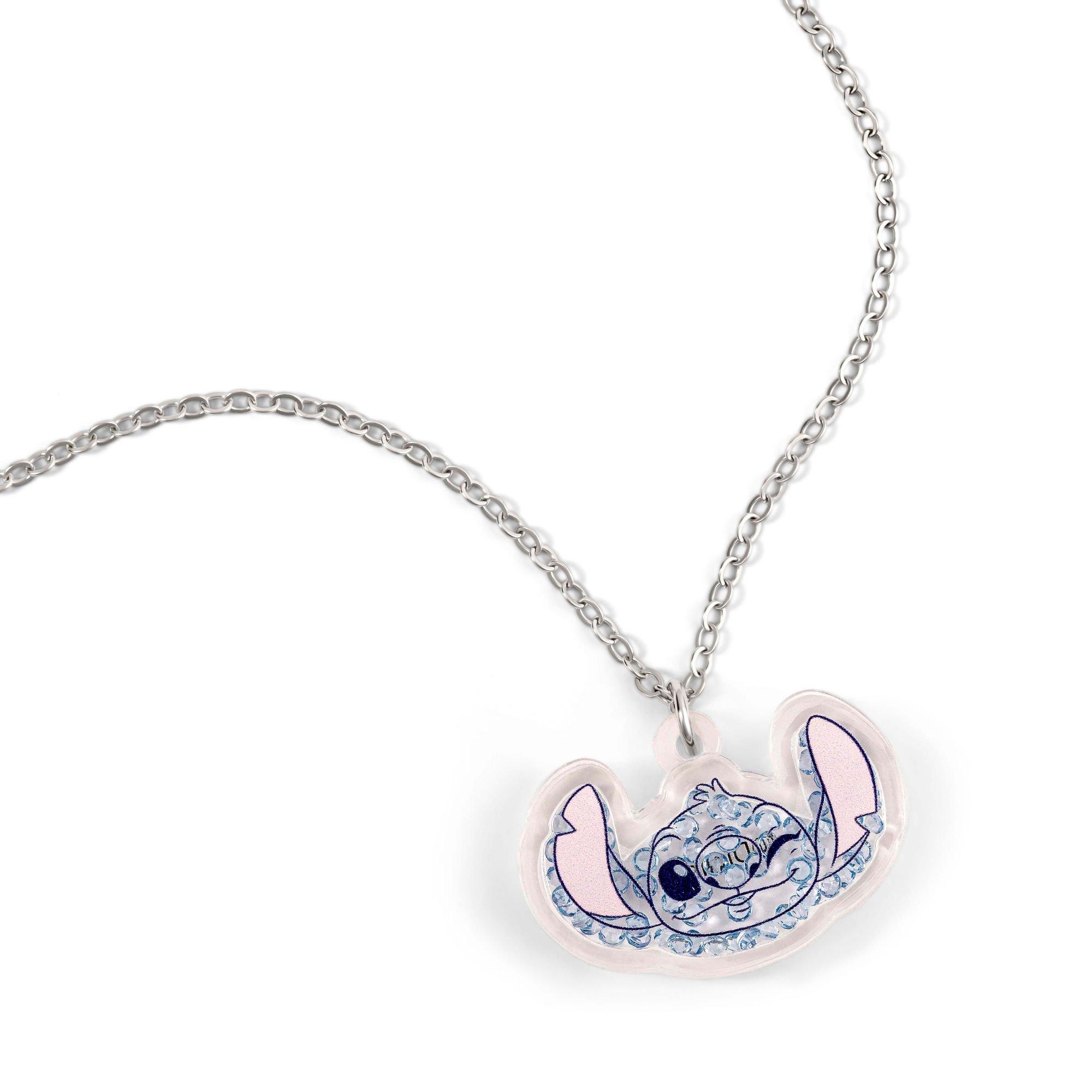 Silver - Disney Stitch - Stitch sparkly necklace - 2