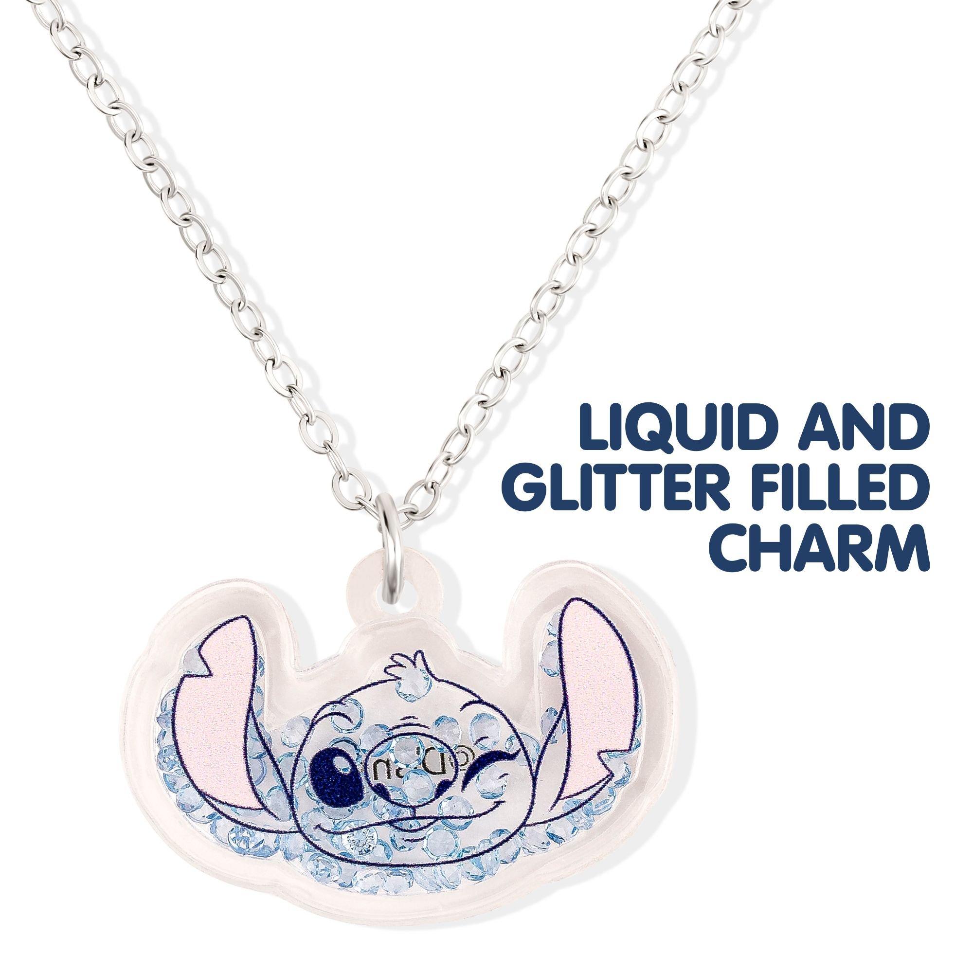 Silver - Disney Stitch - Stitch sparkly necklace - 3