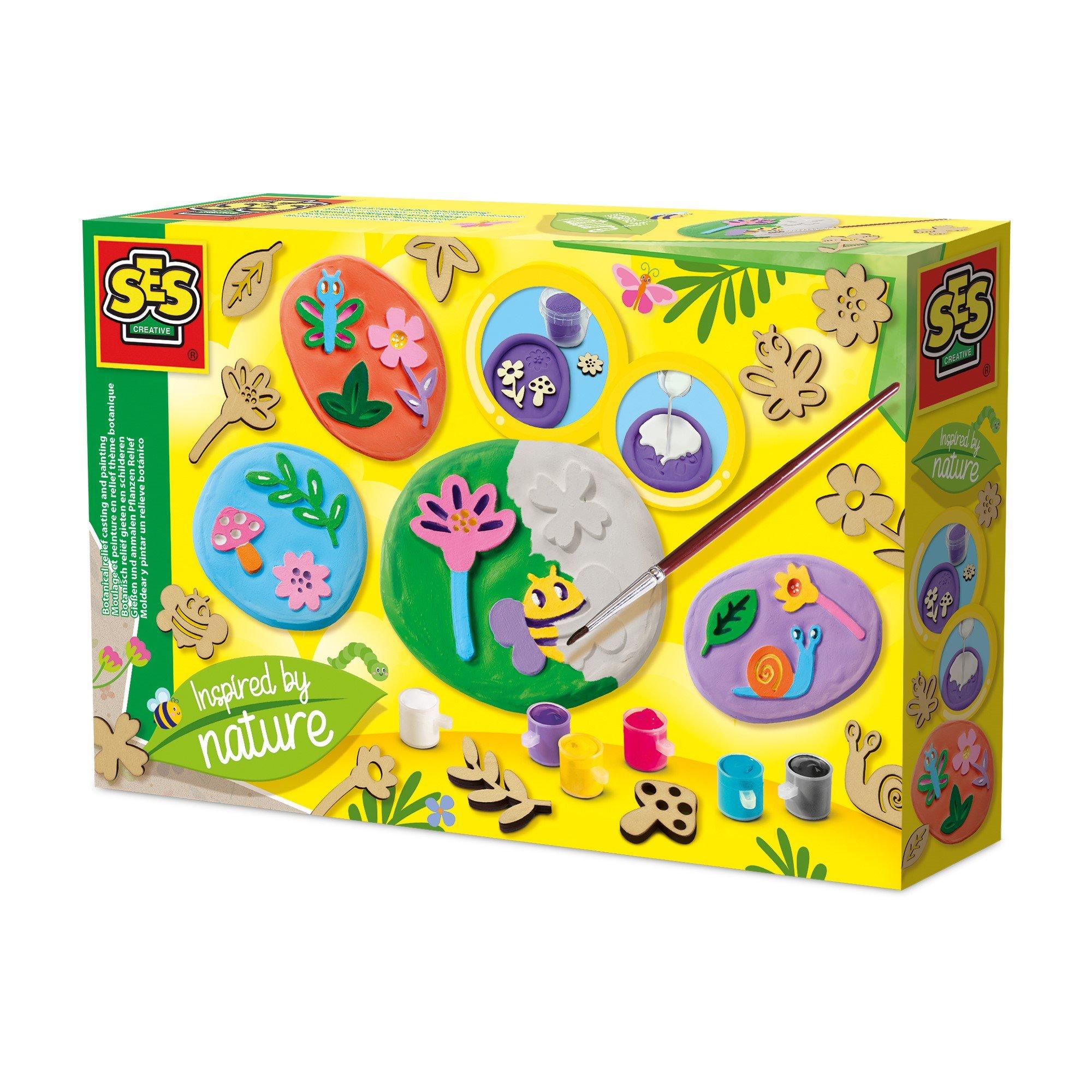 Multi - SES Creative - Botanical relief casting and painting - Inspired b - 1