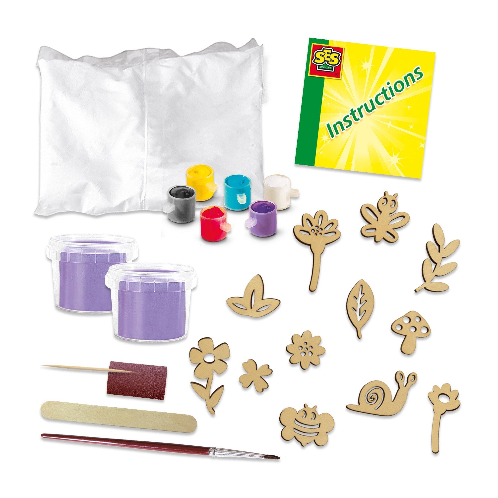 Multi - SES Creative - Botanical relief casting and painting - Inspired b - 4