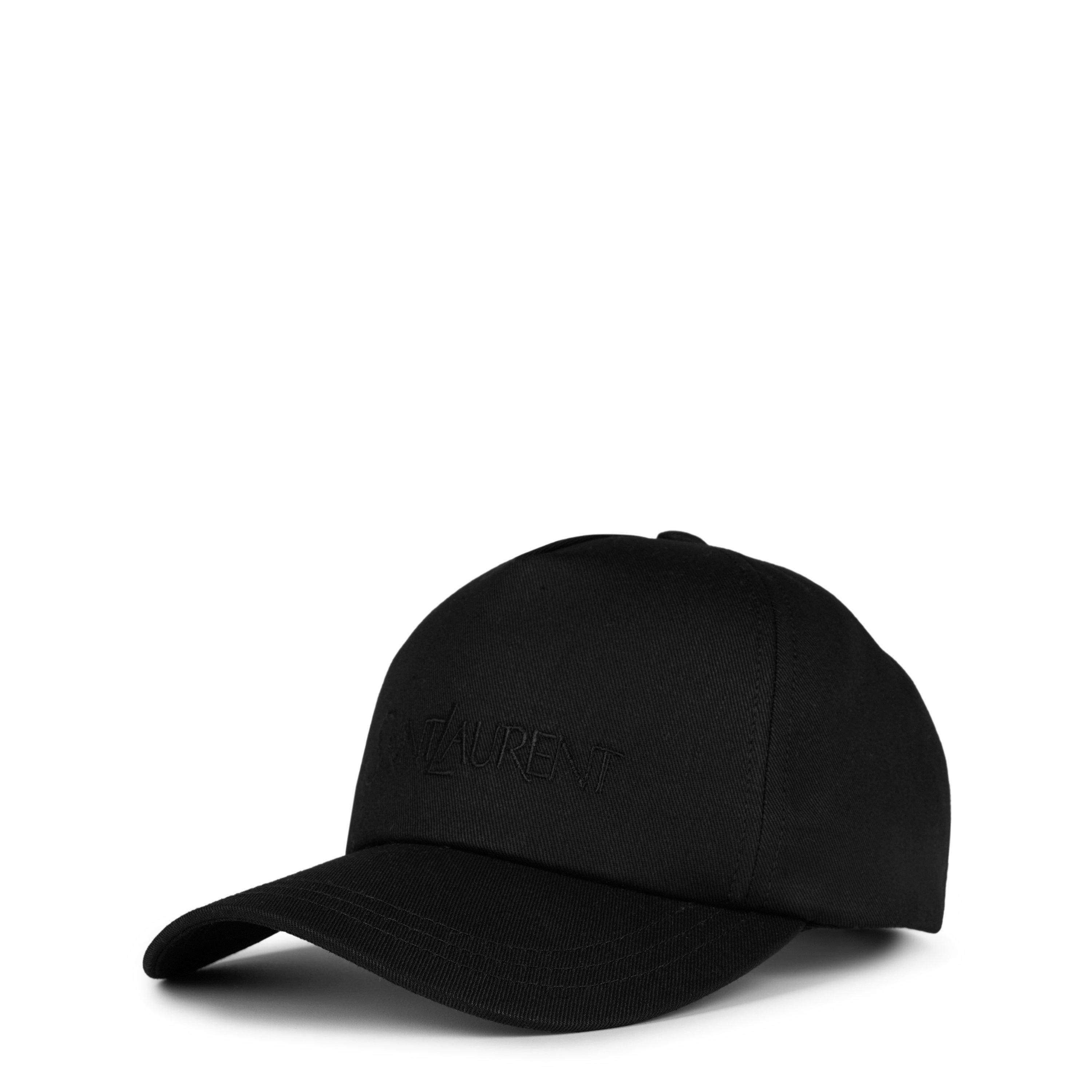 【生産終了品】CREST BASEBALL CAP [BLACK] Saint Laurent | Logo Embroidered Cap | Baseball Caps
