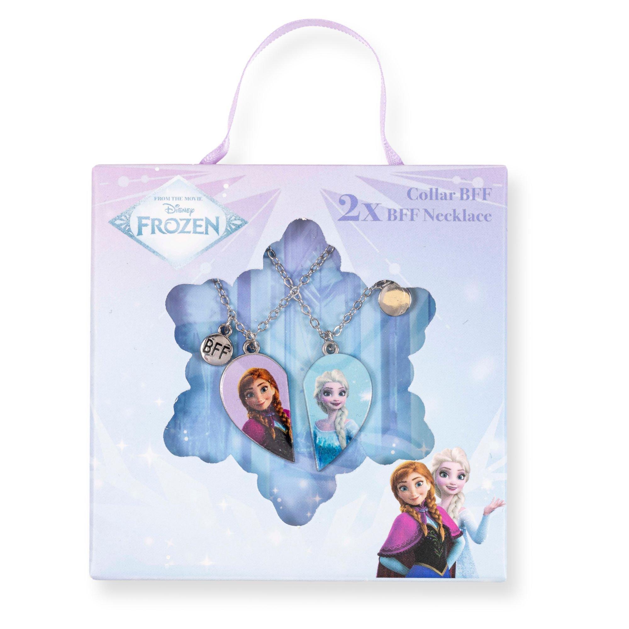 Silver - Disney - Frozen 2 PC BFF heart necklaces - 5