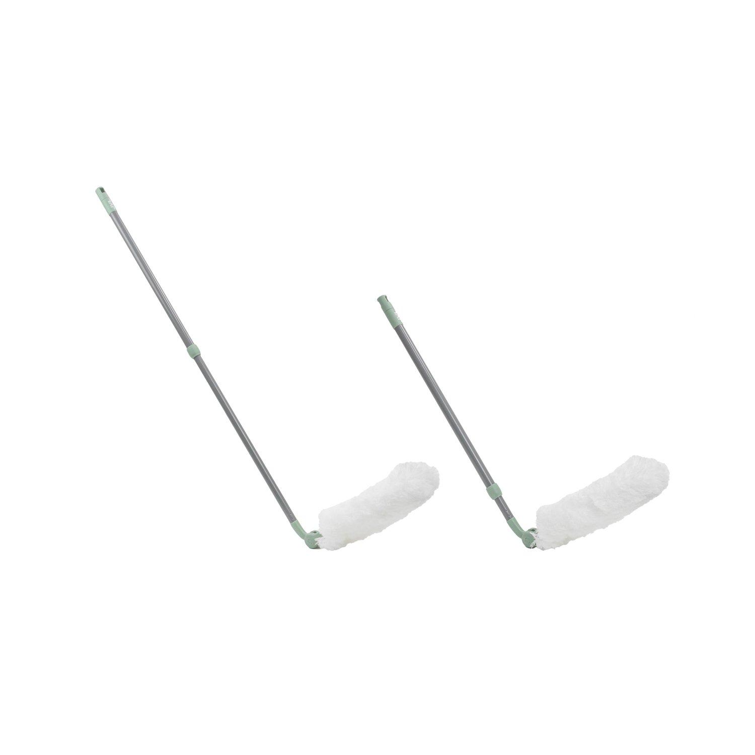 Grey - JVL - JVL Extendable Microfibre Duster ¿ Grey - 5