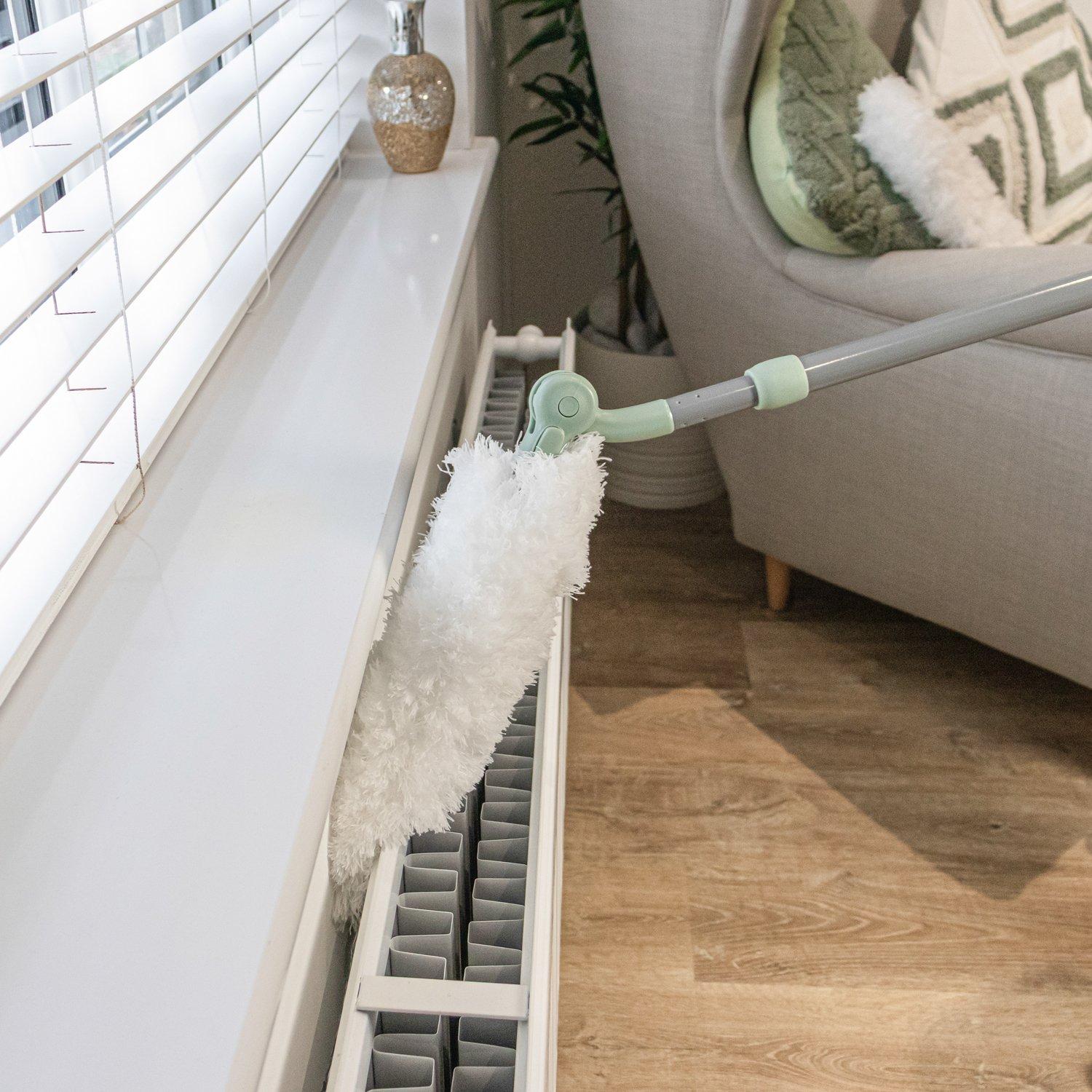 Grey - JVL - JVL Extendable Microfibre Duster ¿ Grey - 7