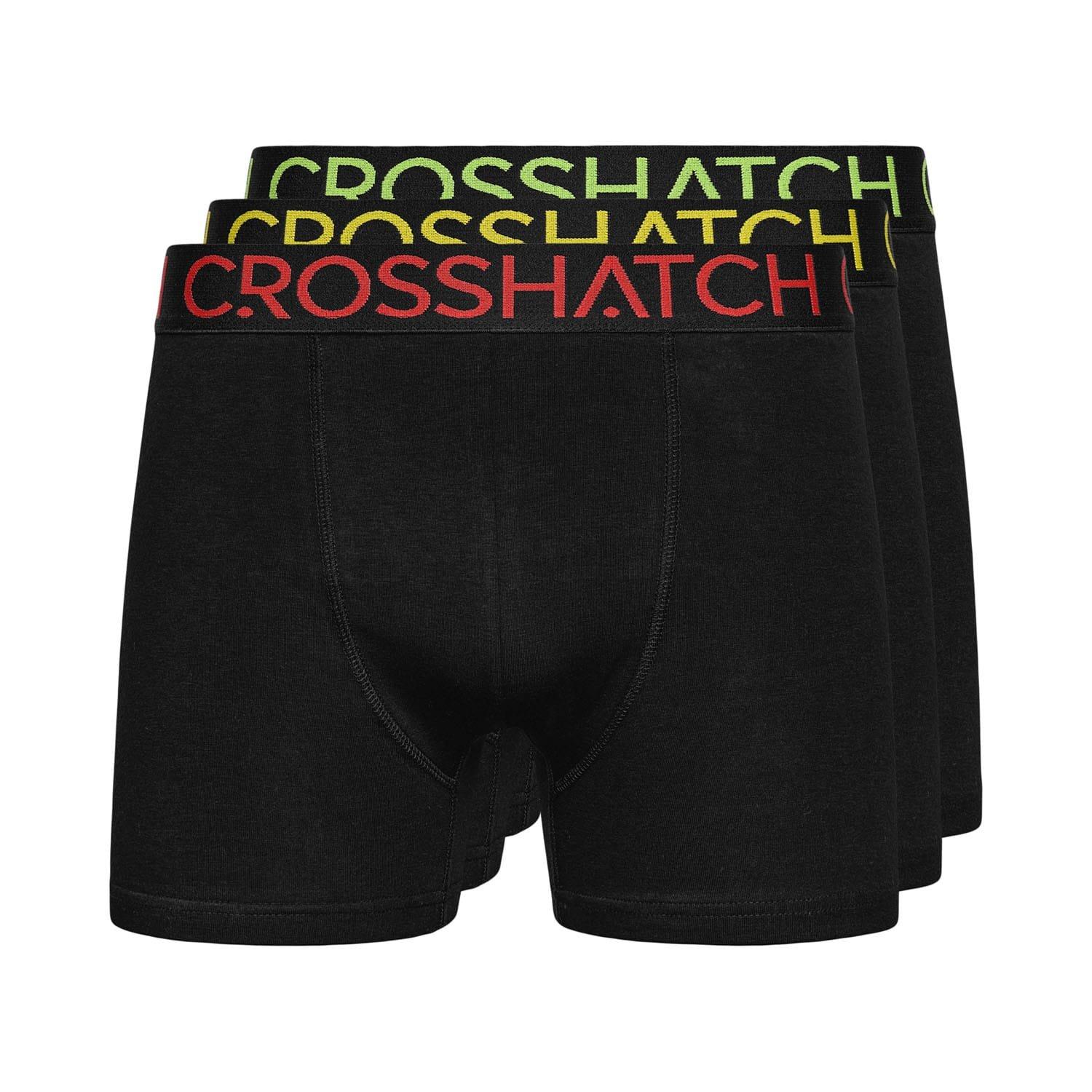 Multi Colour - Crosshatch - 3 Pack of Chasma Boxers - 1