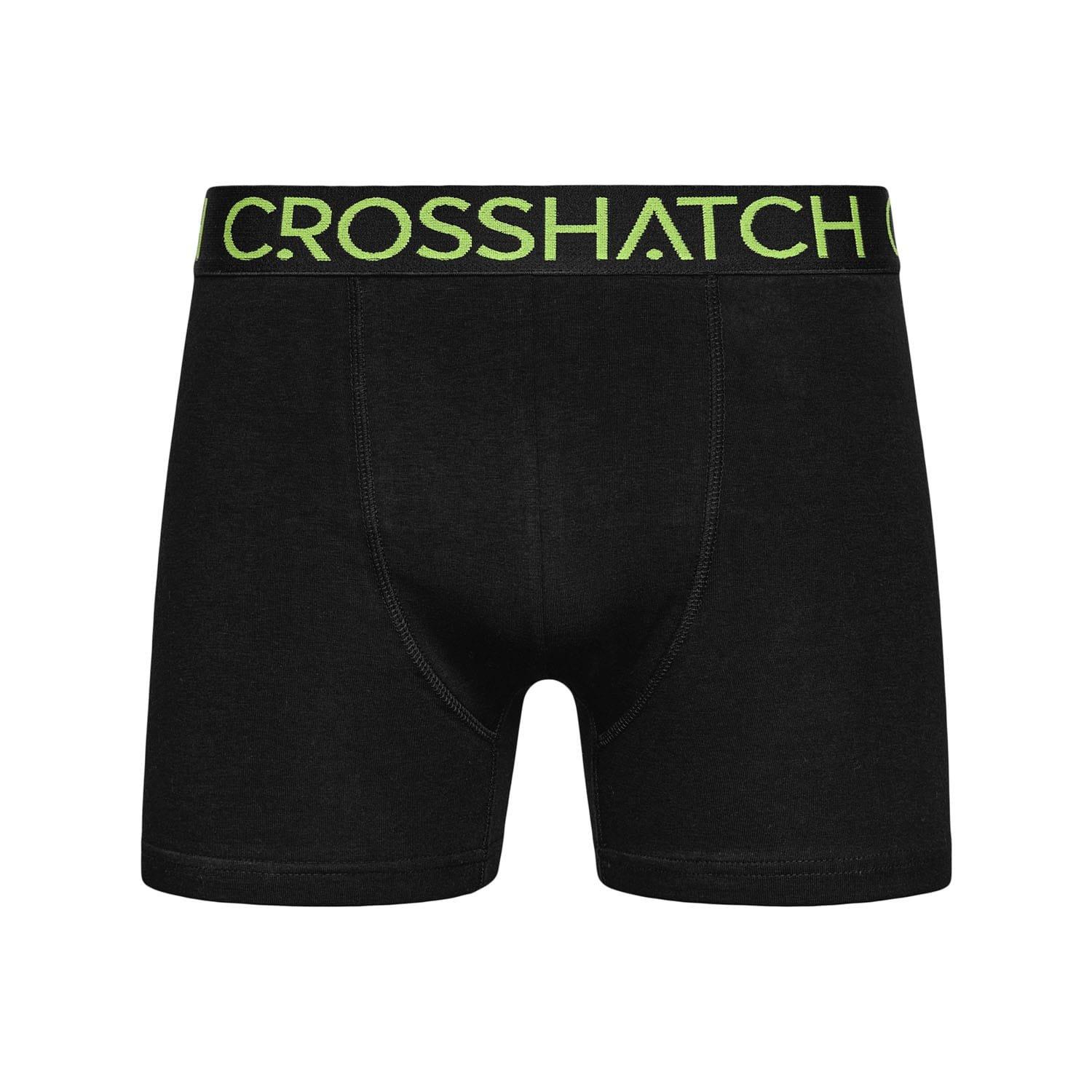 Multi Colour - Crosshatch - 3 Pack of Chasma Boxers - 4