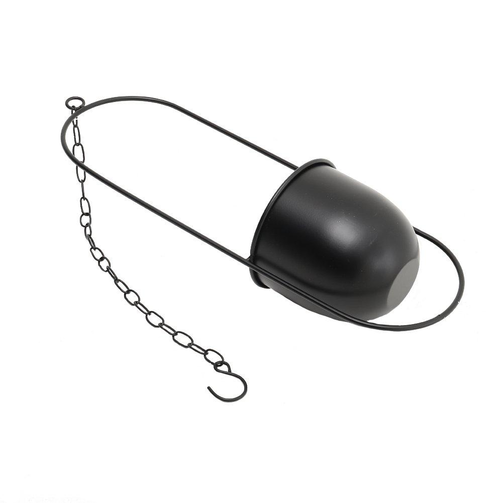 Black - LIFE IDEAS - Nordic-Style Hanging Iron Flower Pot - 5