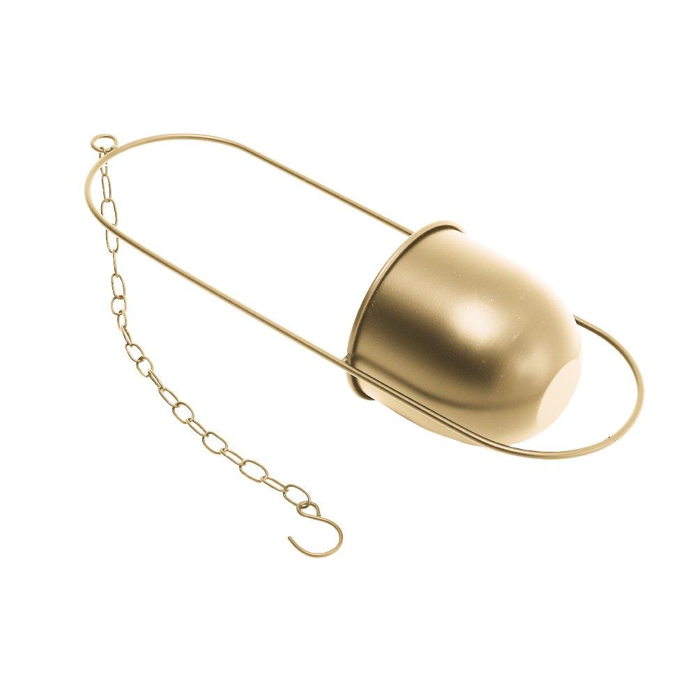 Gold - LIFE IDEAS - Nordic-Style Hanging Iron Flower Pot - 5