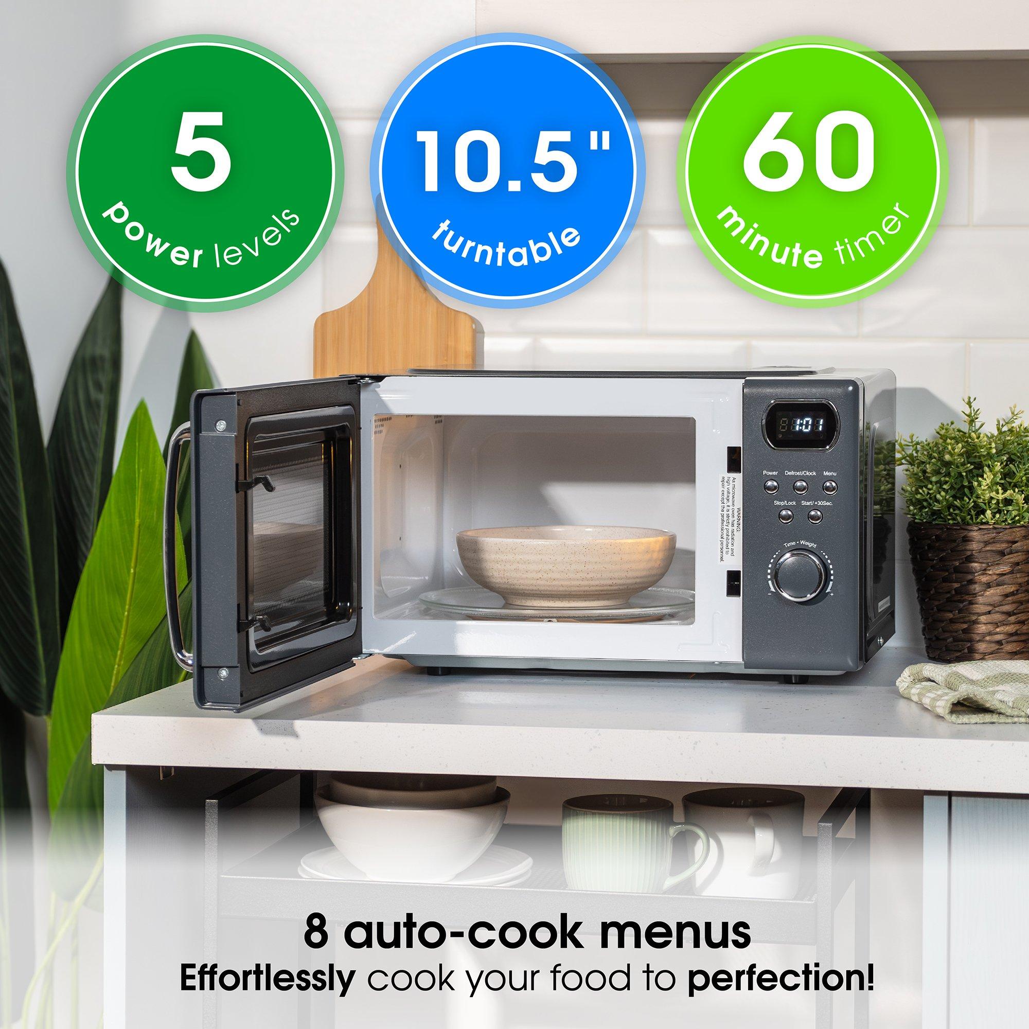 Grey - Abode - AMD2004G/01 20L Digital Microwave in Grey - 7