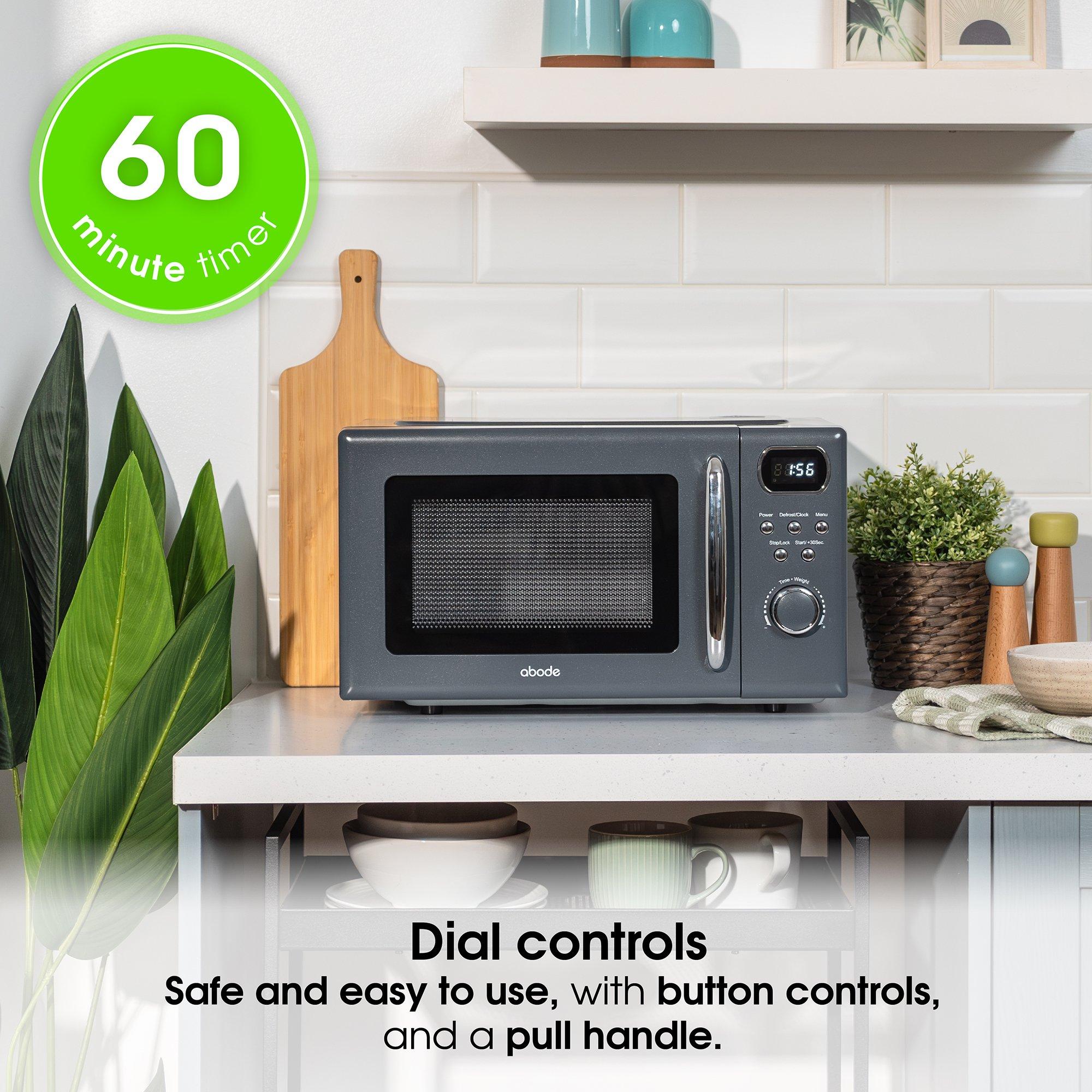 Grey - Abode - AMD2004G/01 20L Digital Microwave in Grey - 8