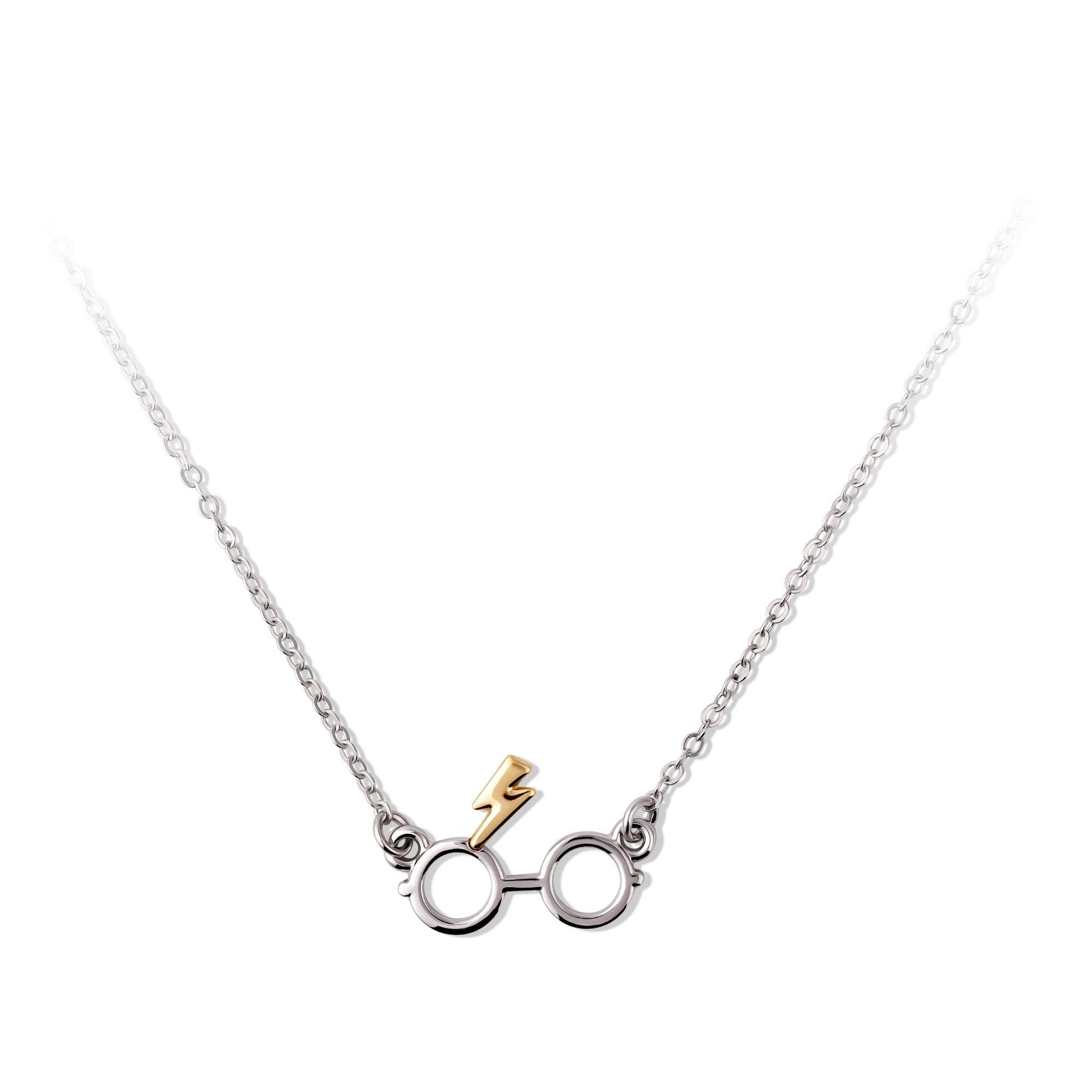 Silver - Harry Potter - Harry Potter glasses and scar necklace - 1