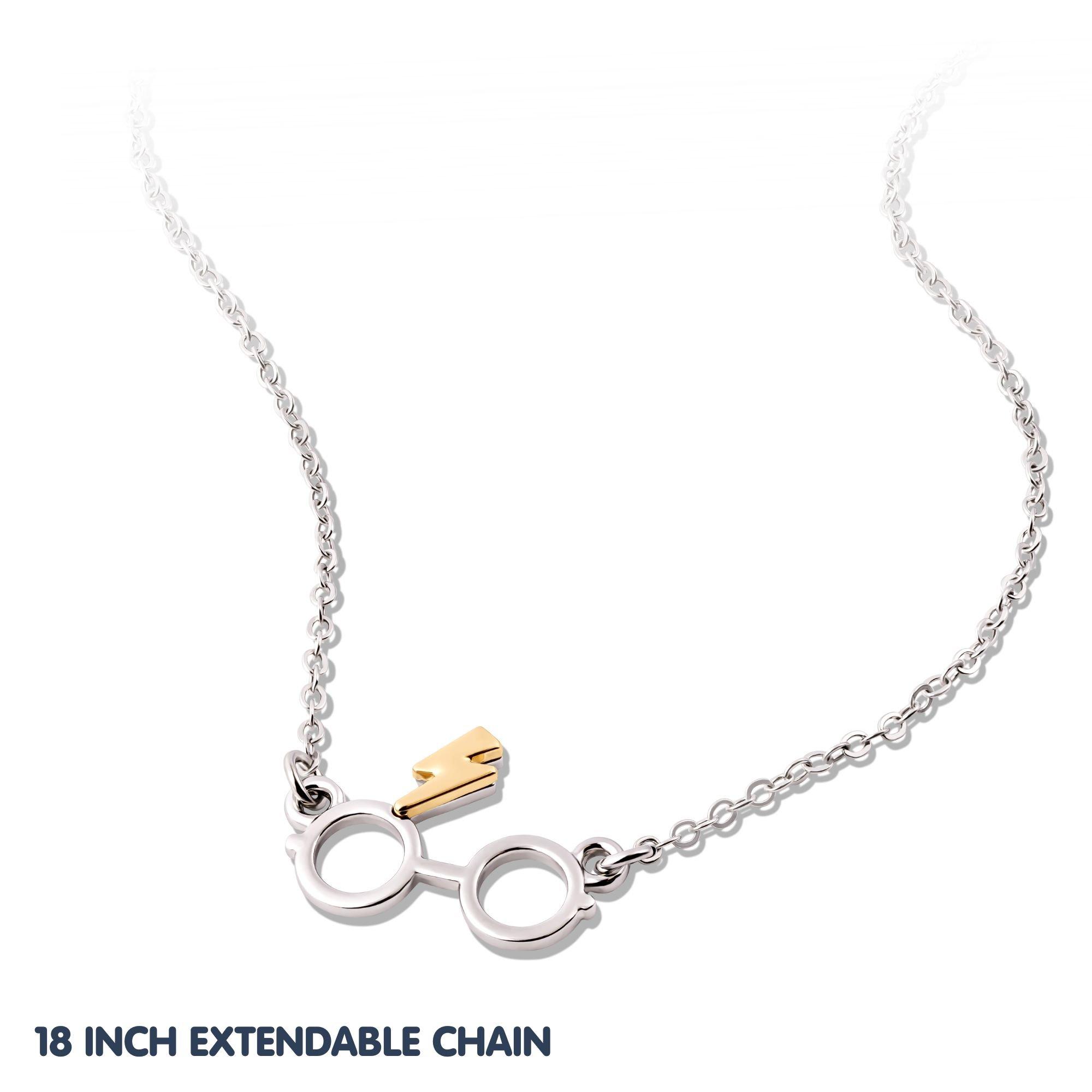 Silver - Harry Potter - Harry Potter glasses and scar necklace - 3