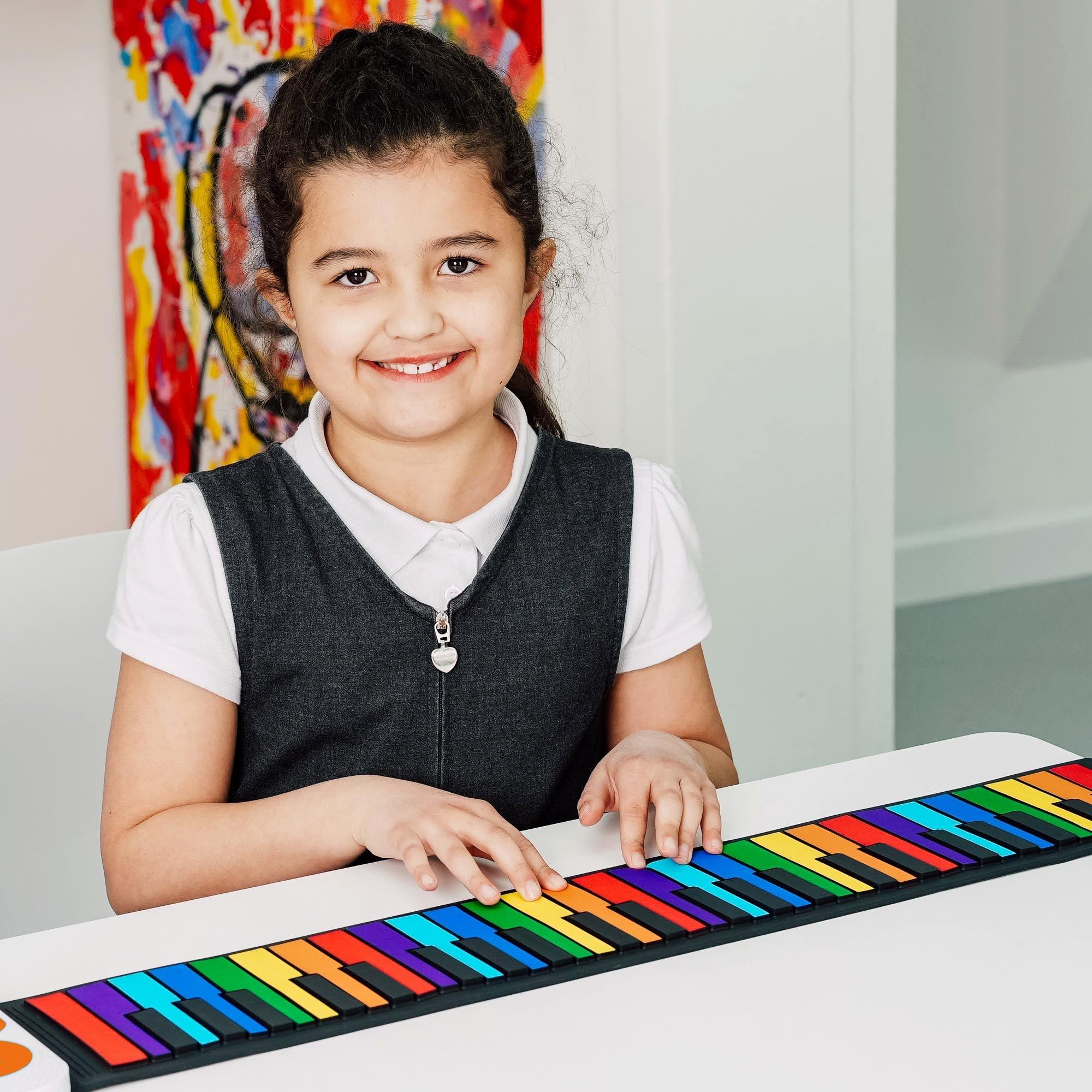 Rainbow - 3rd Avenue - 49 Key Rainbow Soft Touch Roll Up Piano - 6