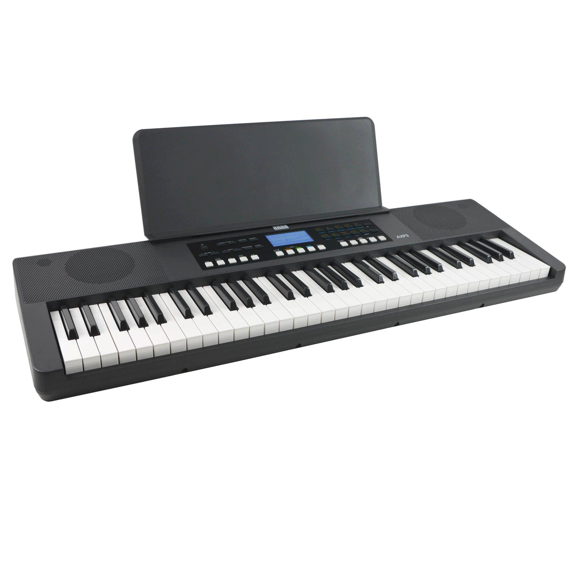 Axus  Axp3 61 Note Slimline Portable Keyboard - Black - 61-Key