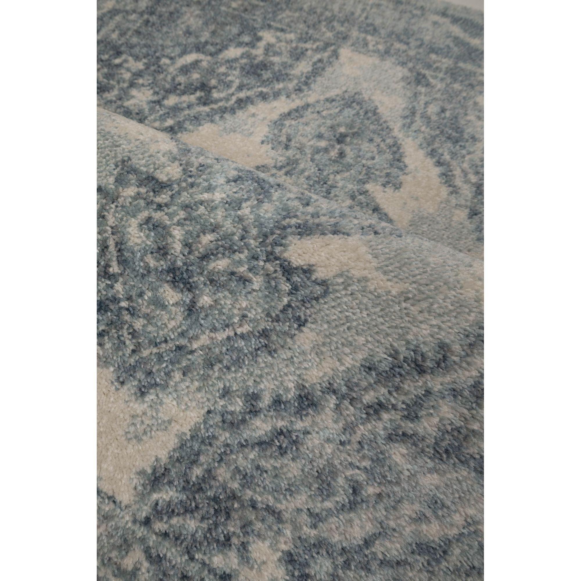 Blue - Homemaker - Juno Medallion Rug Blue - 3