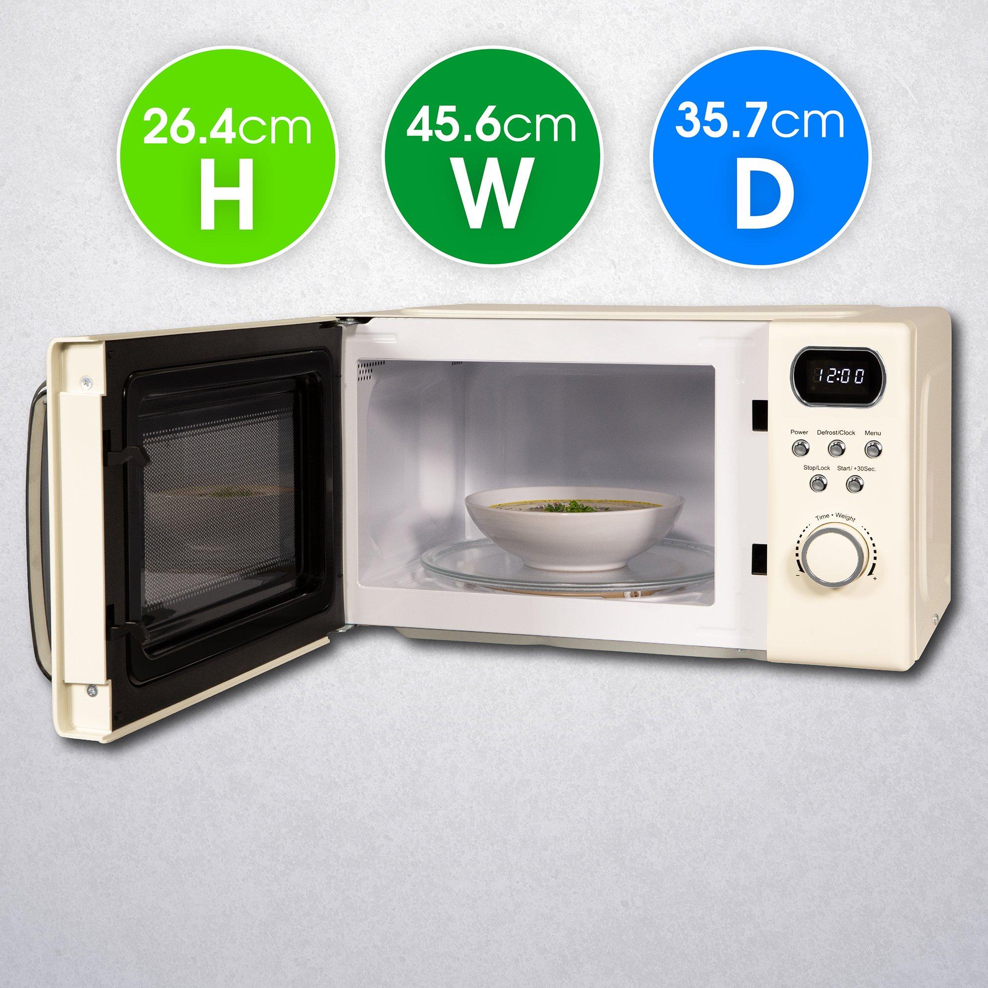 Cream - Abode - AMD2004C/01 20L Digital Microwave in Cream - 2