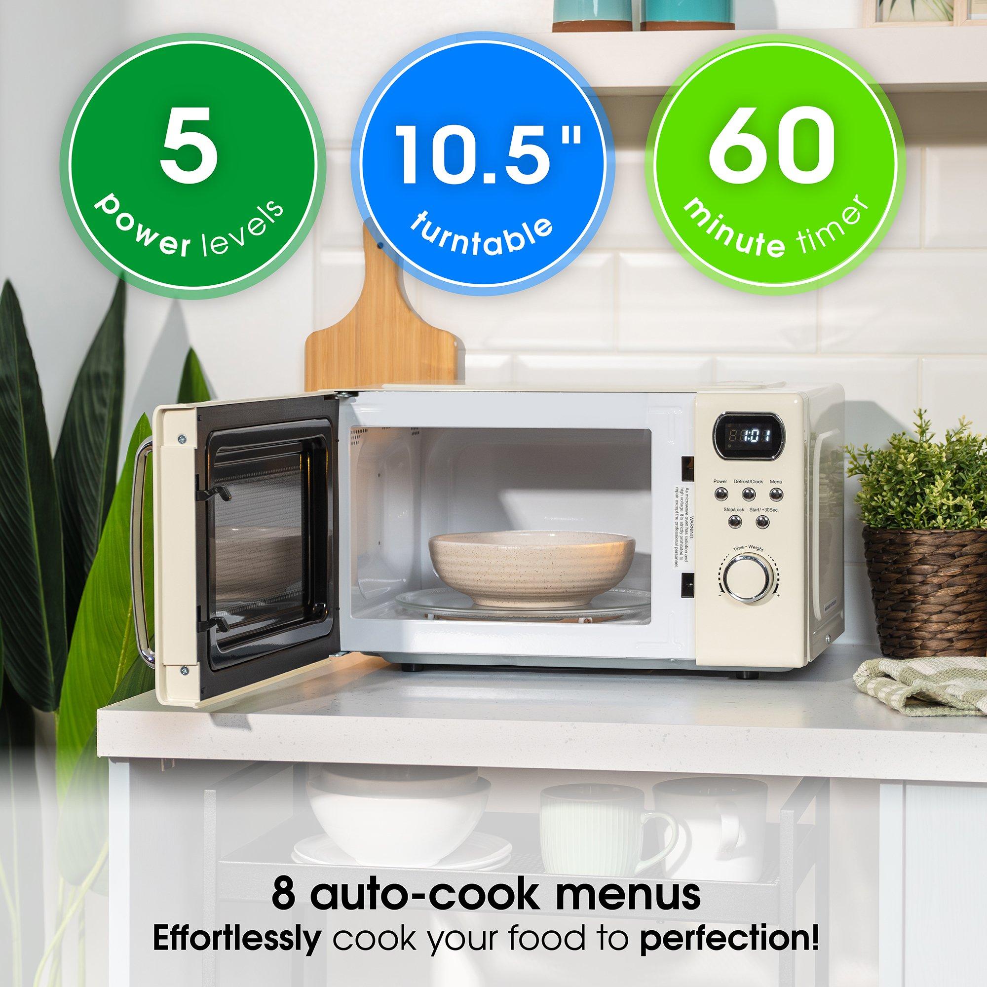 Cream - Abode - AMD2004C/01 20L Digital Microwave in Cream - 7