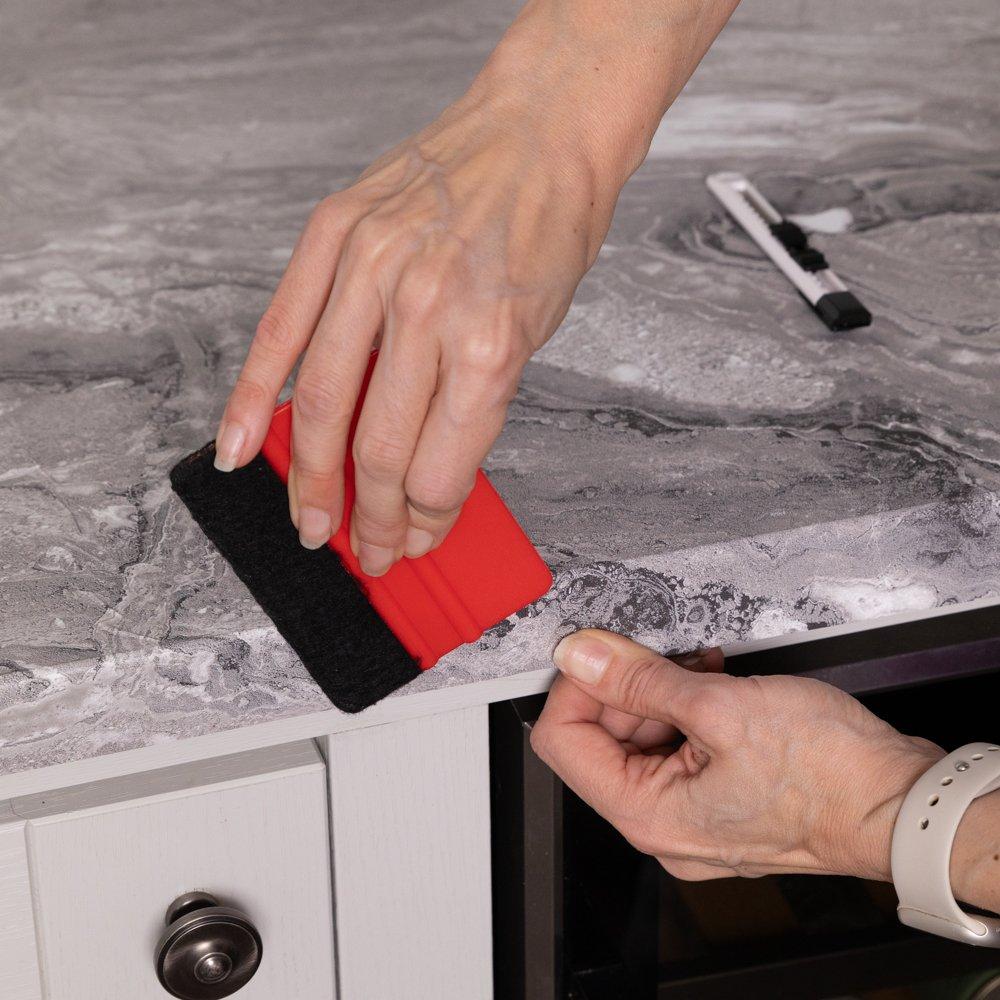 Greige - D C Fix - dc fix Marble Paladina Self Adhesive Vinyl - 2