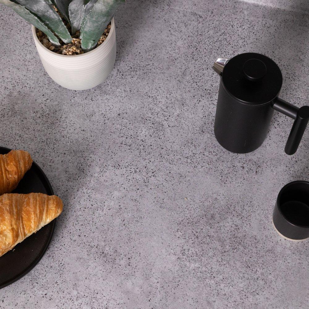 Grey - D C Fix - dc fix Salazar Concrete Self Adhesive Vinyl Pack 3 - 3