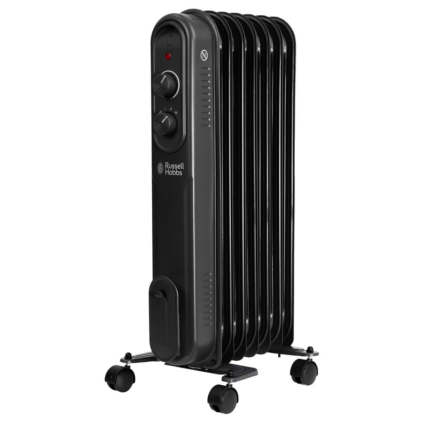 Matt Black - Russell Hobbs - RHOFR7004B Oil Filled Radiator - 8