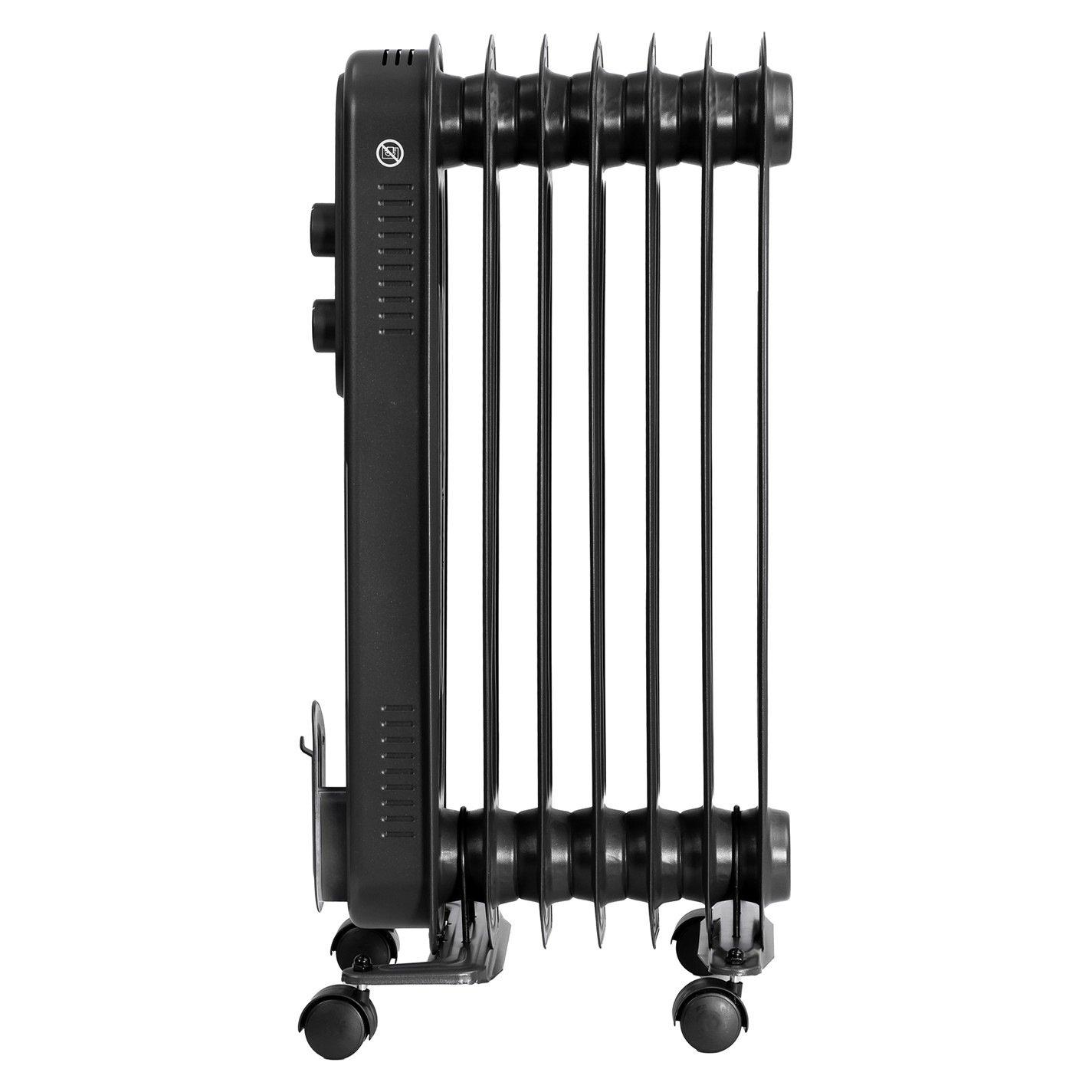 Matt Black - Russell Hobbs - RHOFR7004B Oil Filled Radiator - 9