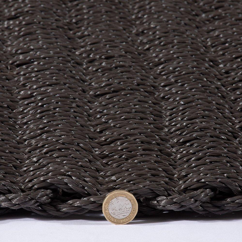 Slate - Arthouse - Didsbury Braided Polypropylene 45x75cm Slate Doorm - 5