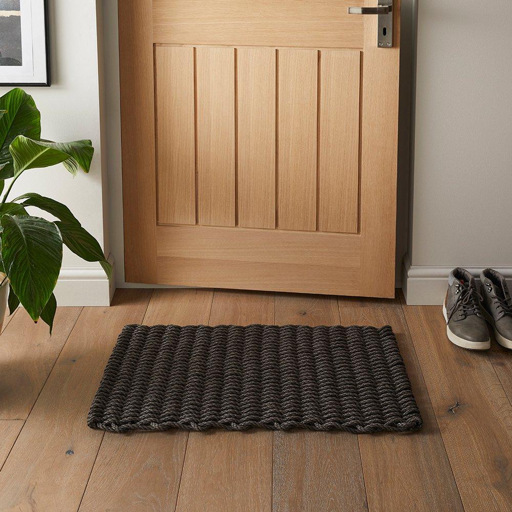 Slate - Arthouse - Didsbury Braided Polypropylene 45x75cm Slate Doorm - 6