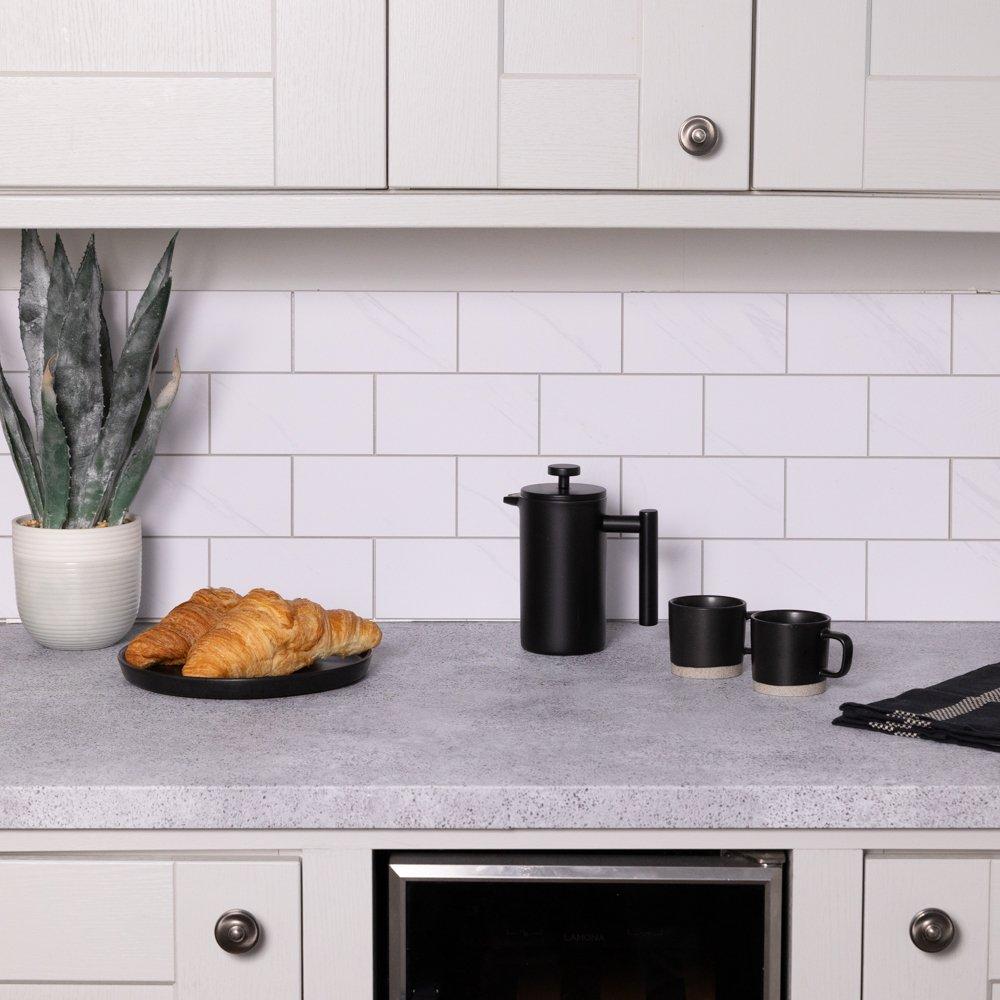 Grey - D C Fix - dc fix Salazar Concrete Self Adhesive Vinyl Wrap - 4