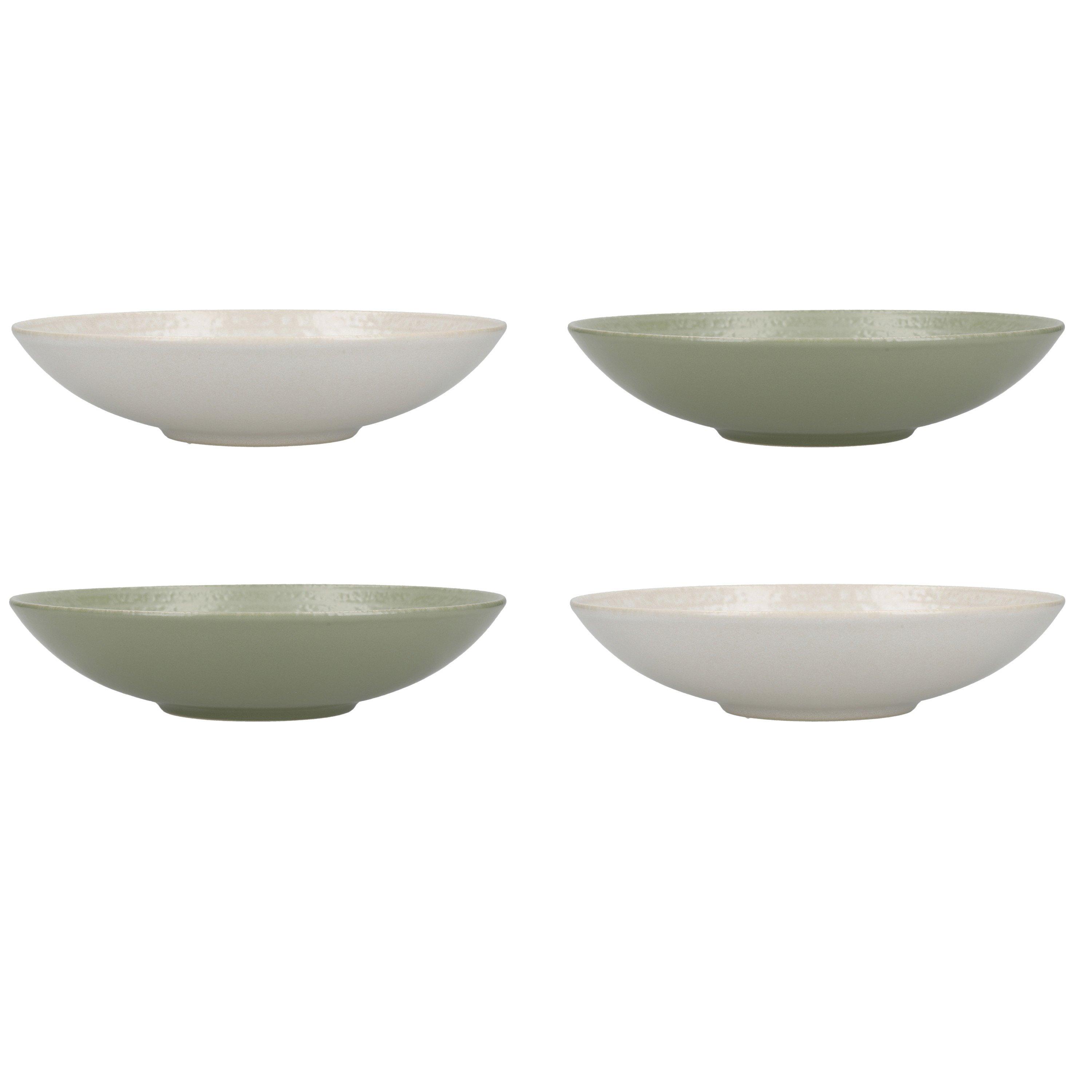 Mixed - KitchenCraft - Stoneware Coupe 22cm Bowl Set of 4 - 1