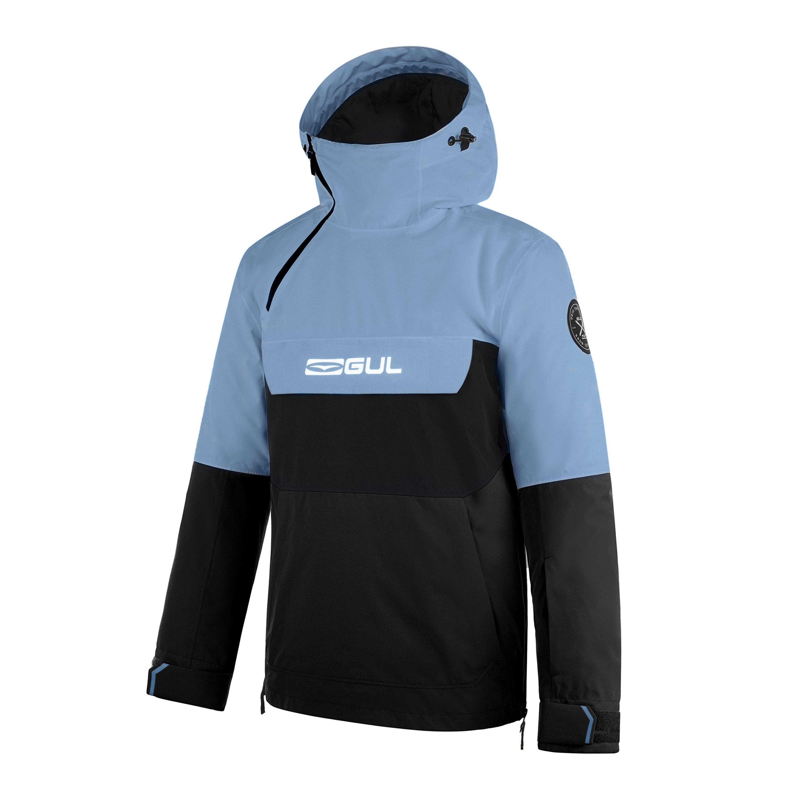 Blue/Black - Gul - Men's Powder Anorak Waterproof Windproof Ski Jacket - 3