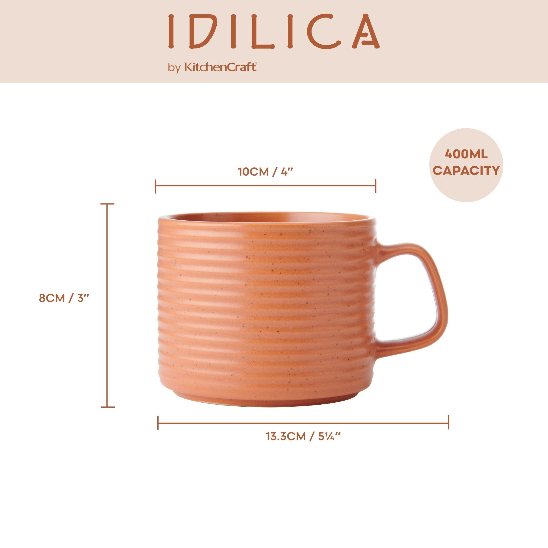 Mixed - KitchenCraft - Idilica Stacking Stoneware Mugs - 5