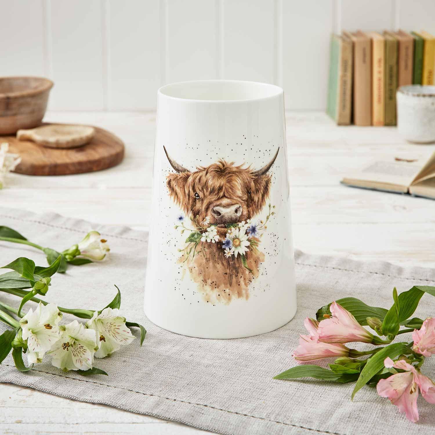 Neutral - Royal Worcester Wrendale - Wrendale Designs Large Vase - 4